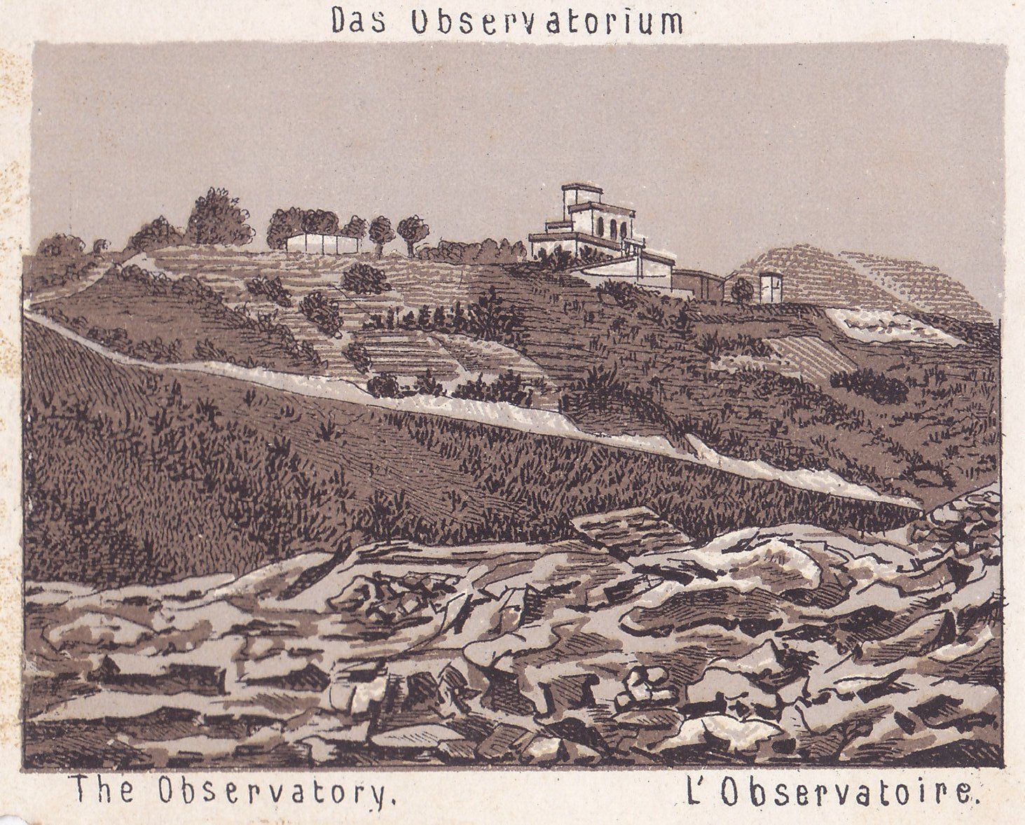 Das Observatorium The Observatory. L'Observatoire.