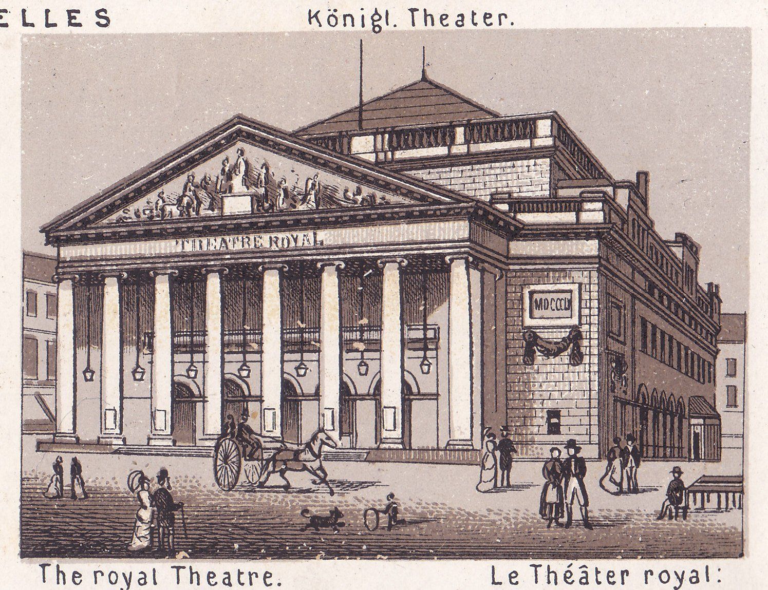 Königl. Theater. The royal Théâtre. Le Theater royal: