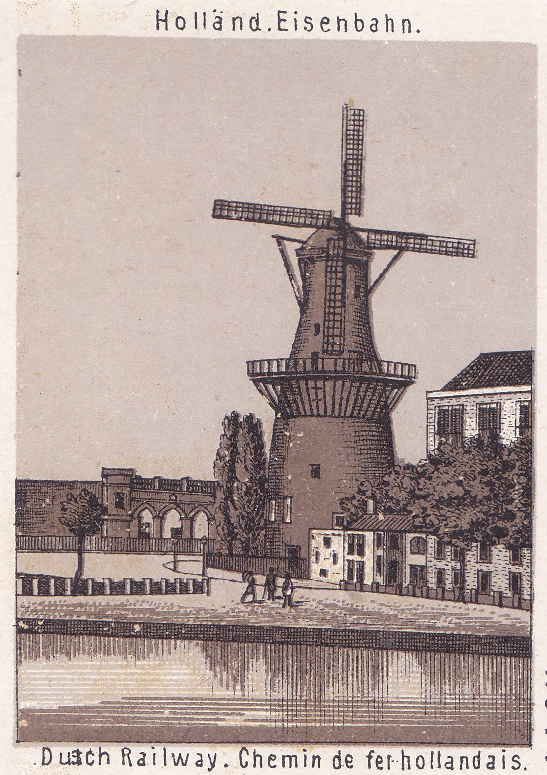 Holland. Eisenbahn. Dutch Railway. Chemin de fer hollandais.