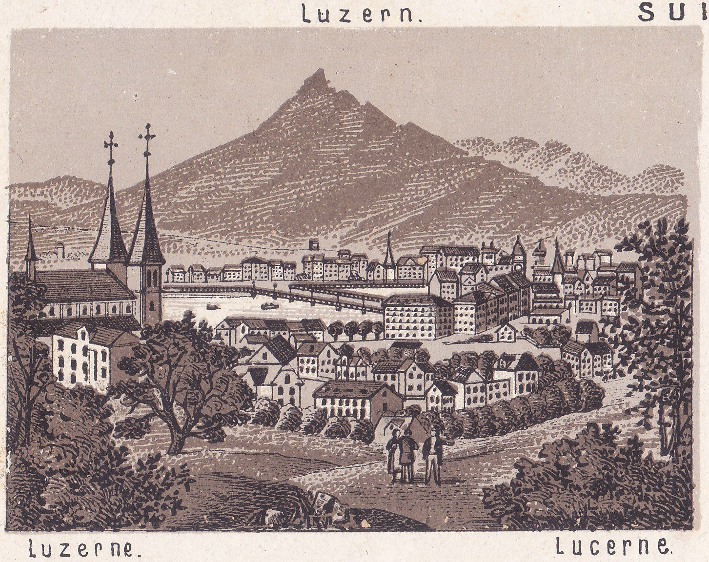 Luzern. Luzerne. Lucerne.