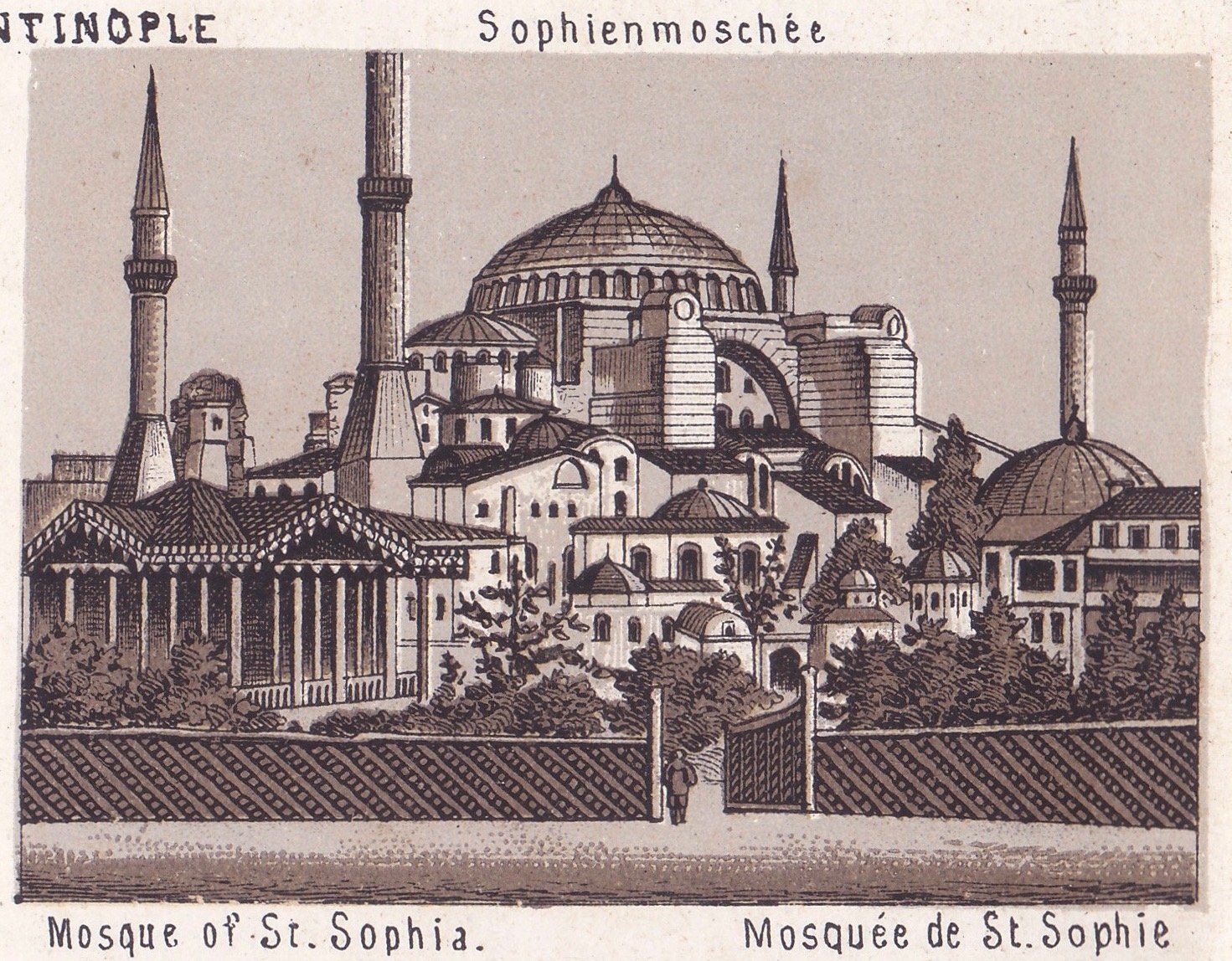 Sophienmoschée Mosque of St. Sophia. Mosquée de St. Sophie