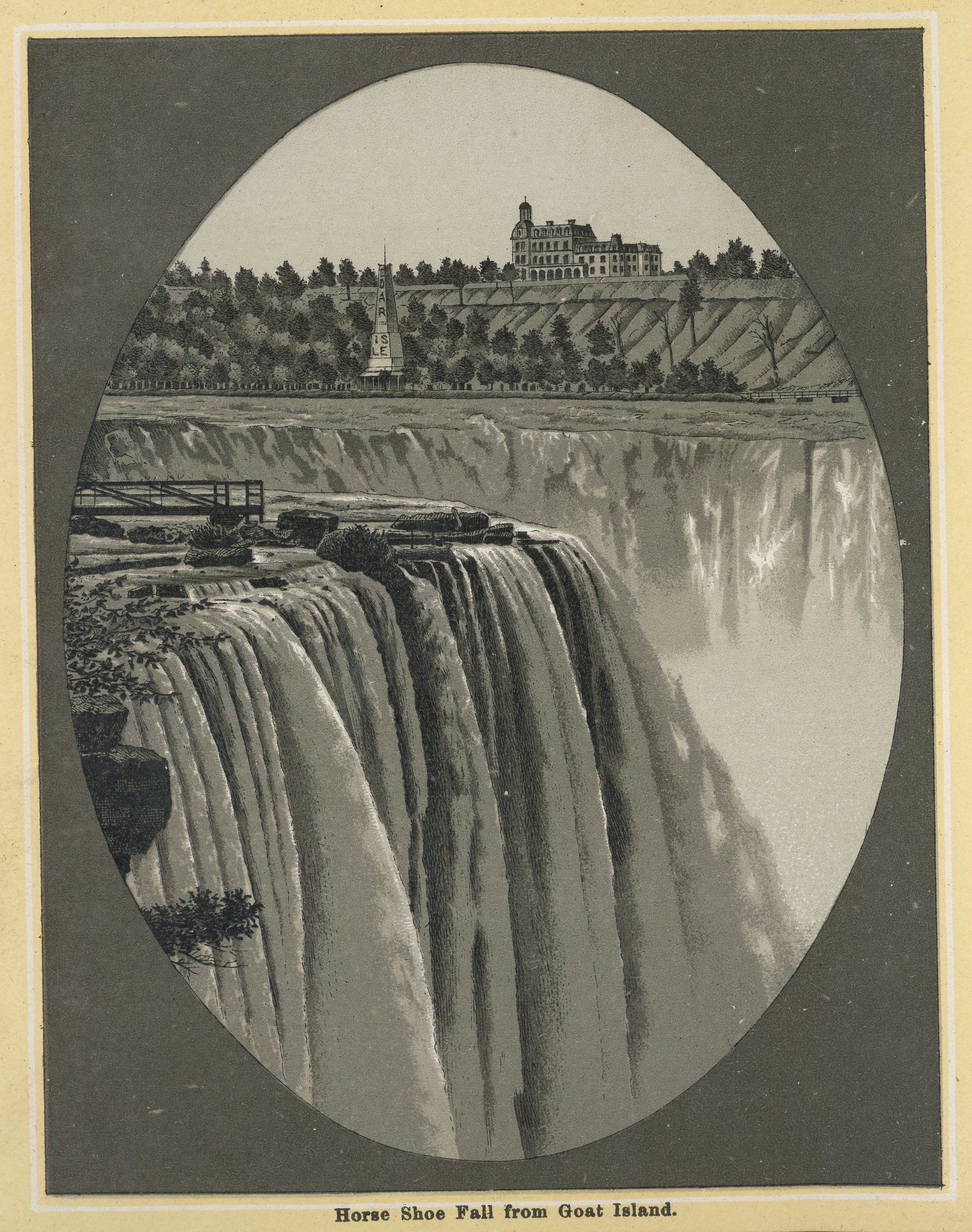 Horse Shoe Fall from Goat Island.