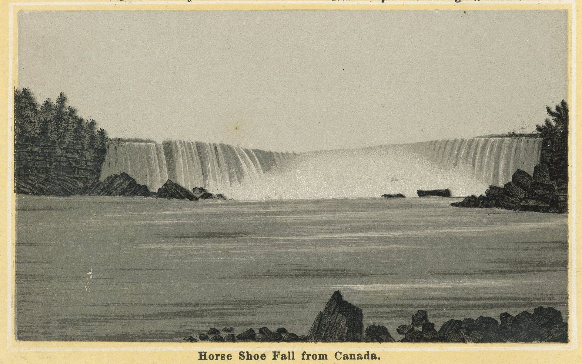 Horse Shoe Fall from Canada.