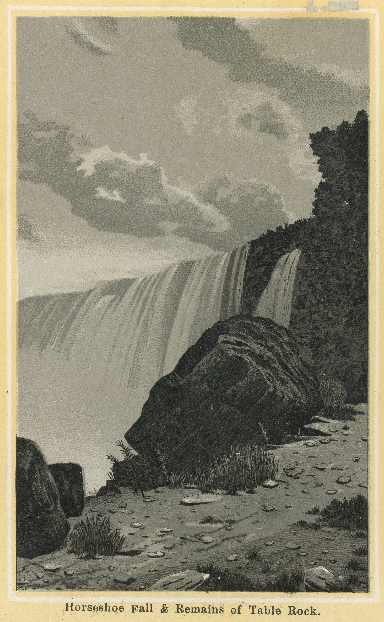 Horseshoe Fall & Remains of Table Rock.