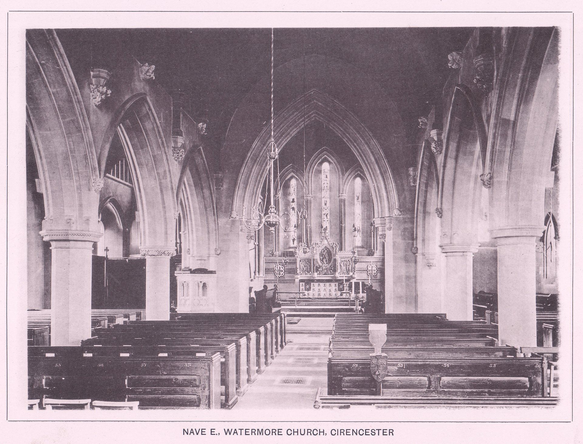 NAVE E., WATERMORE CHURCH, CIRENCESTER