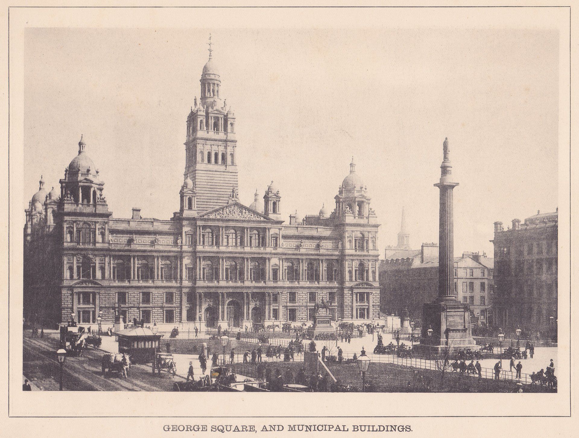 GEORGE SQUARE, AND MUNICIPAL BUILDINGS.