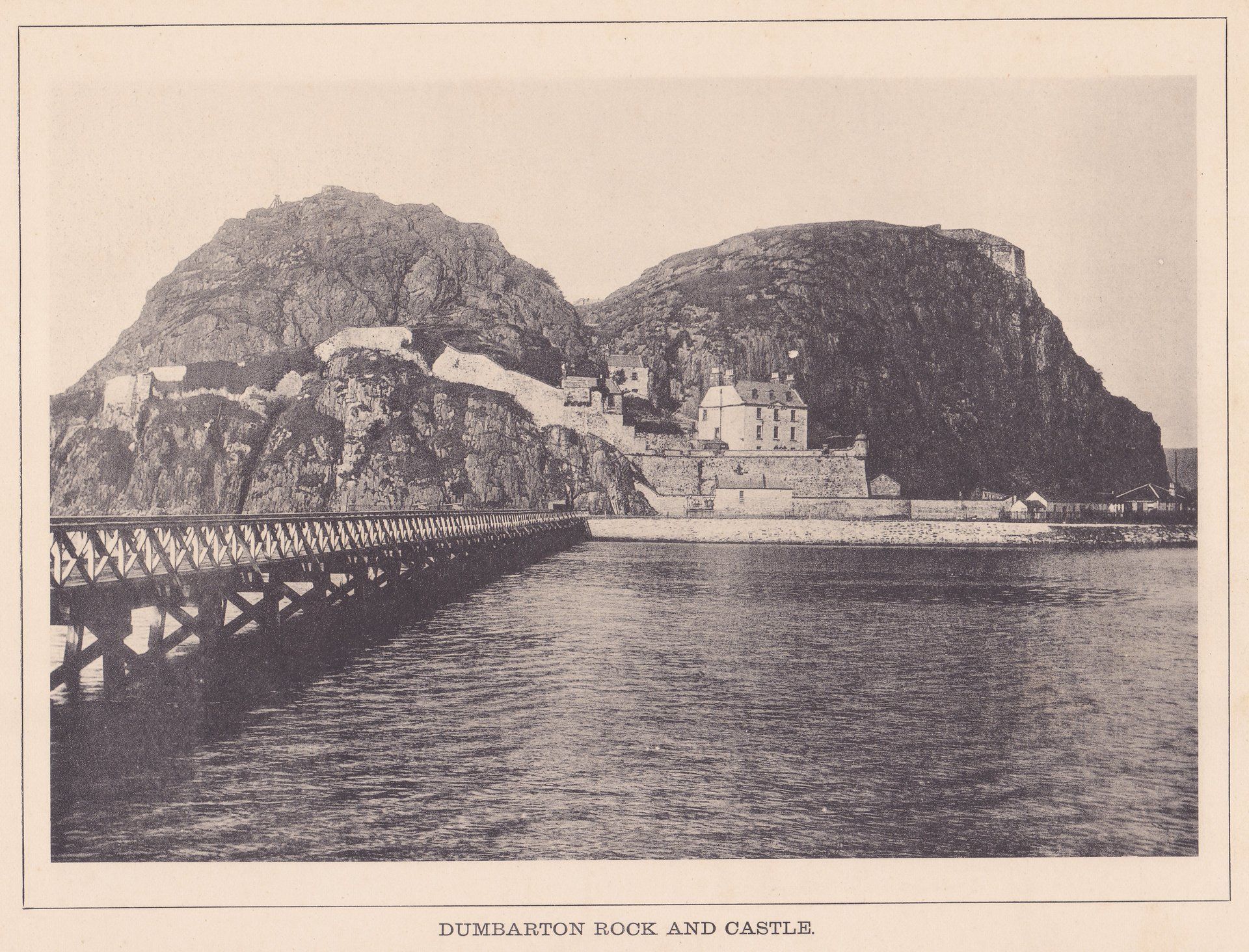 DUMBARTON ROCK AND CASTLE.