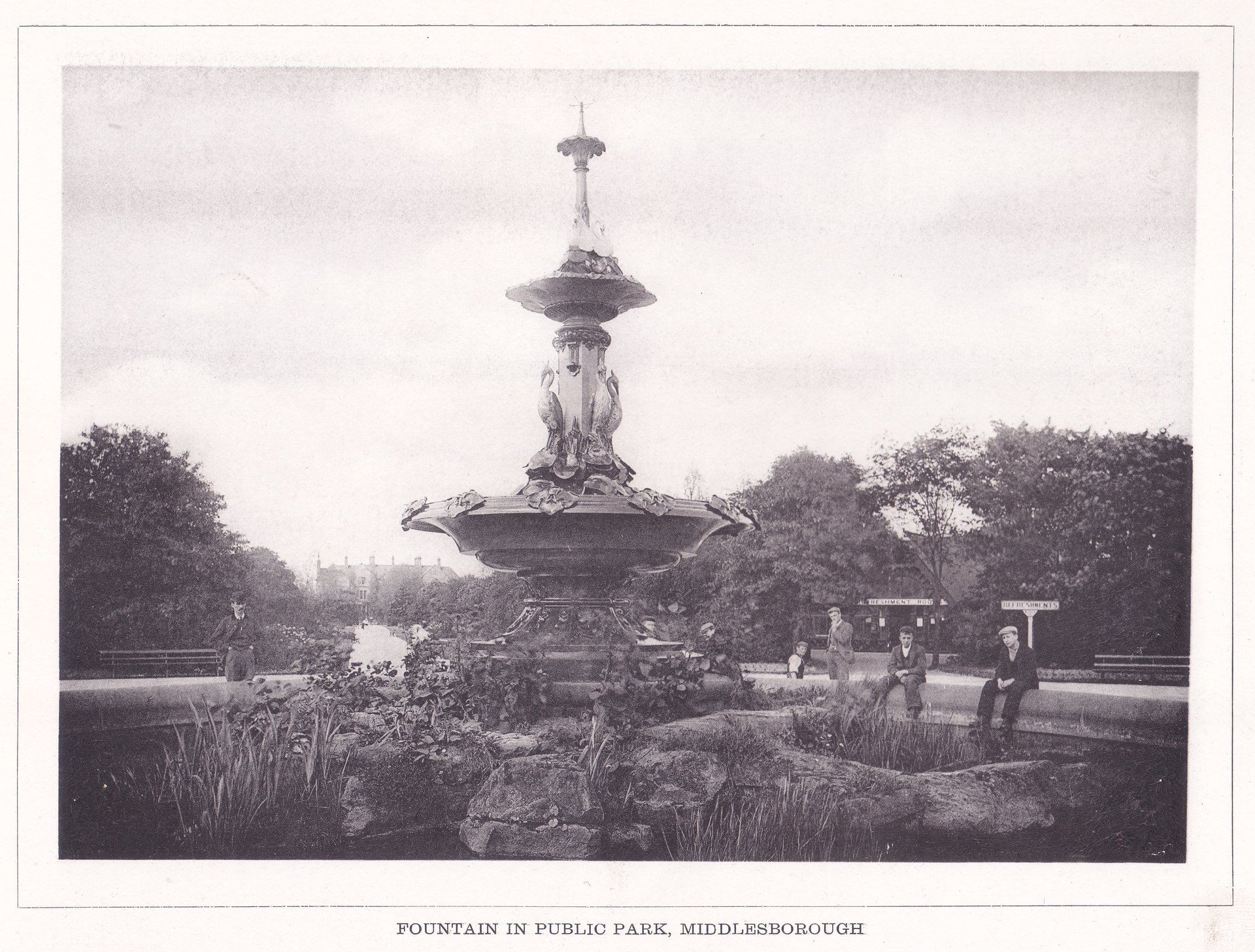 FOUNTAIN IN PUBLIC PARK, MIDDLESBROUGH