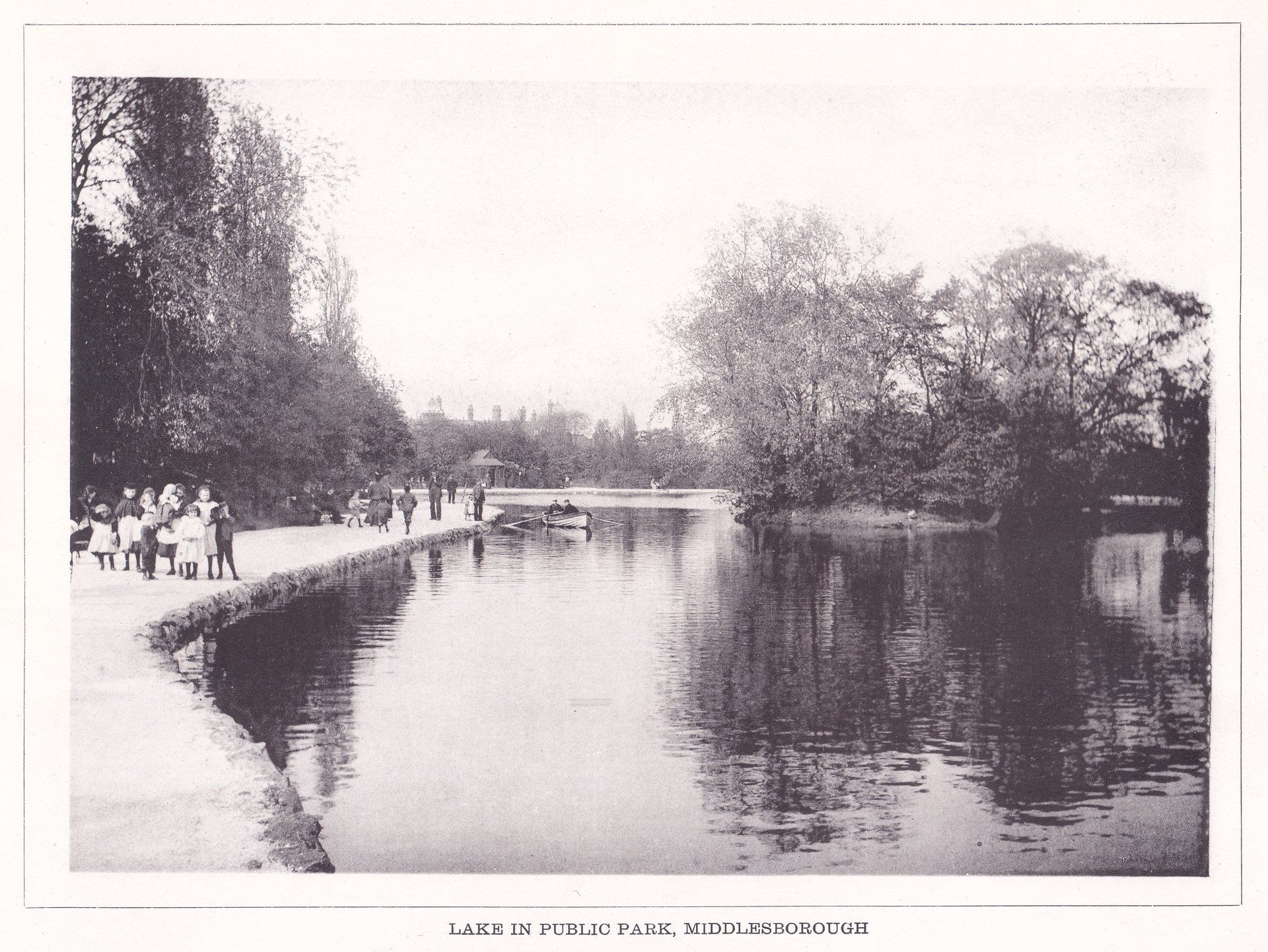 LAKE IN PUBLIC PARK, MIDDLESBROUGH