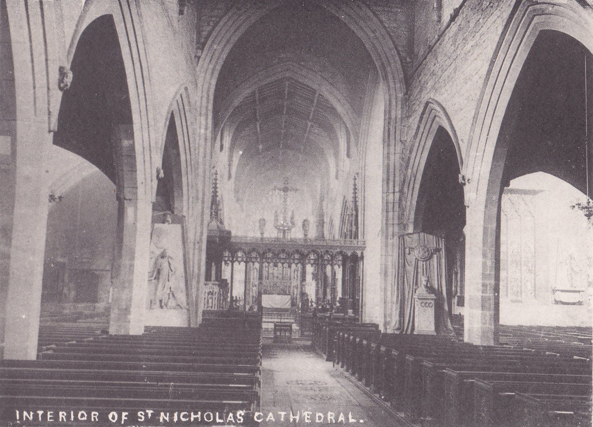 INTERIOR OF ST. NICHOLAS CATHEDRAL.