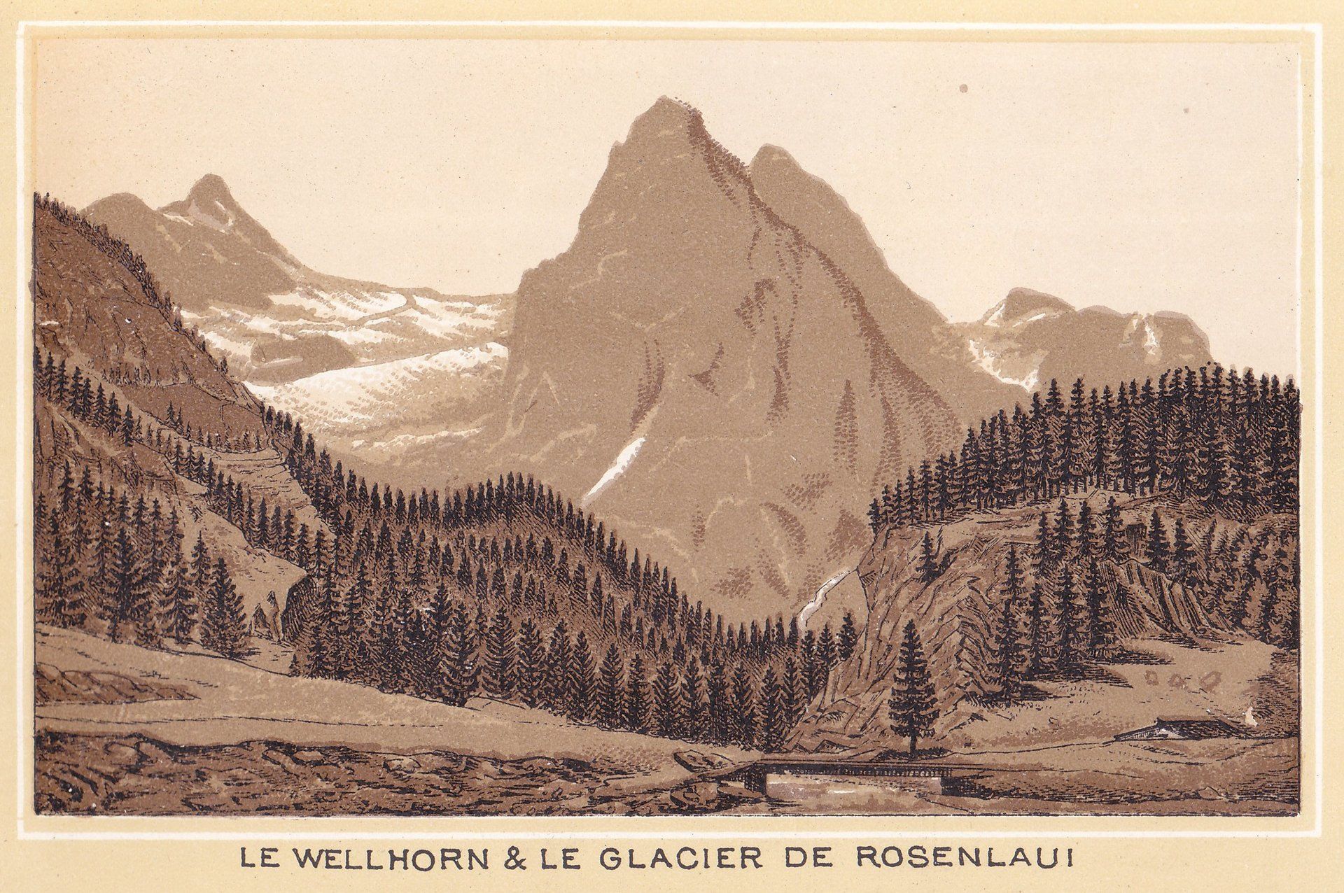 LE WELLHORN & LE GLACIER DE ROSENLAUI