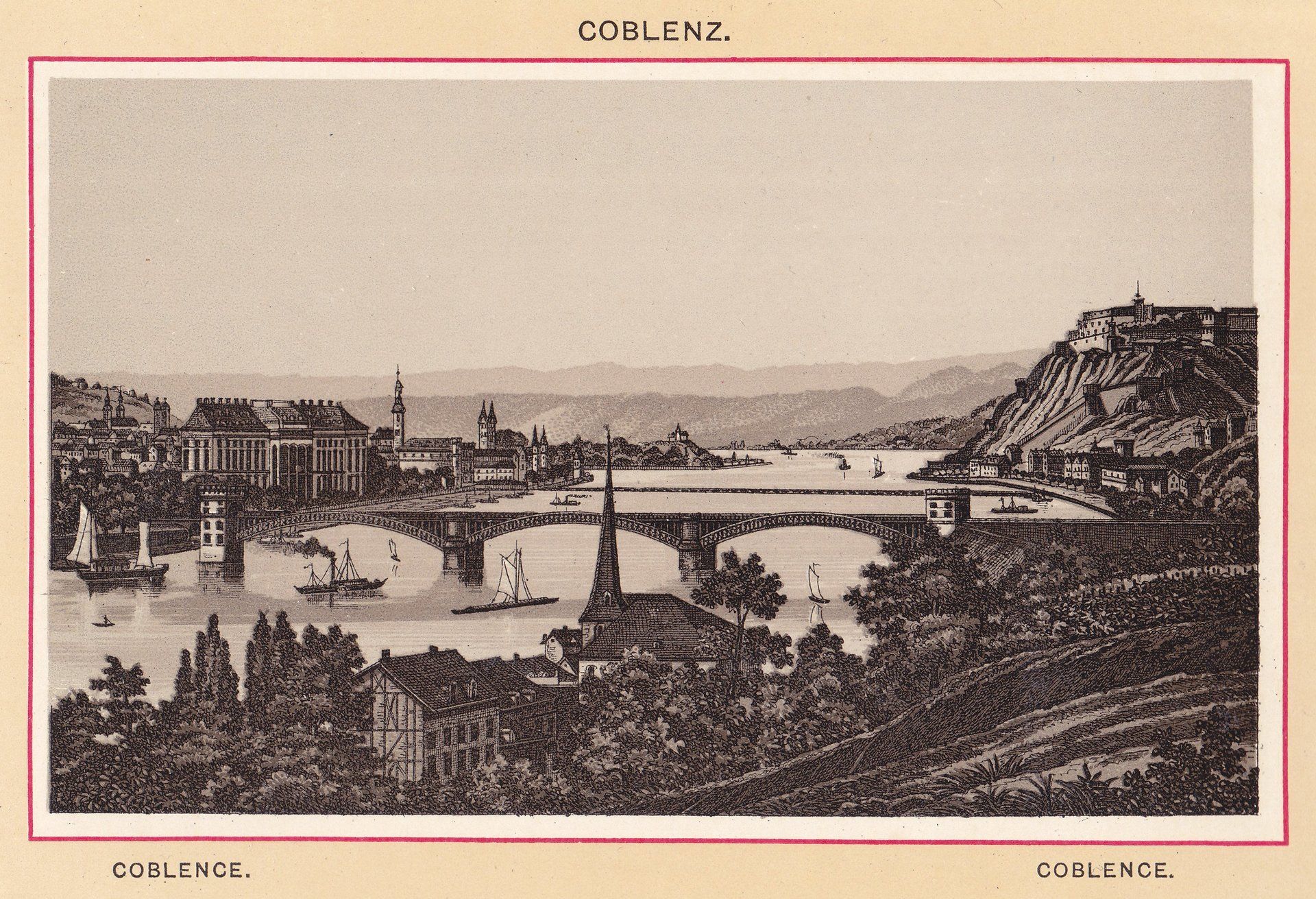 COBLENZ. COBLENCE. COBLENCE.