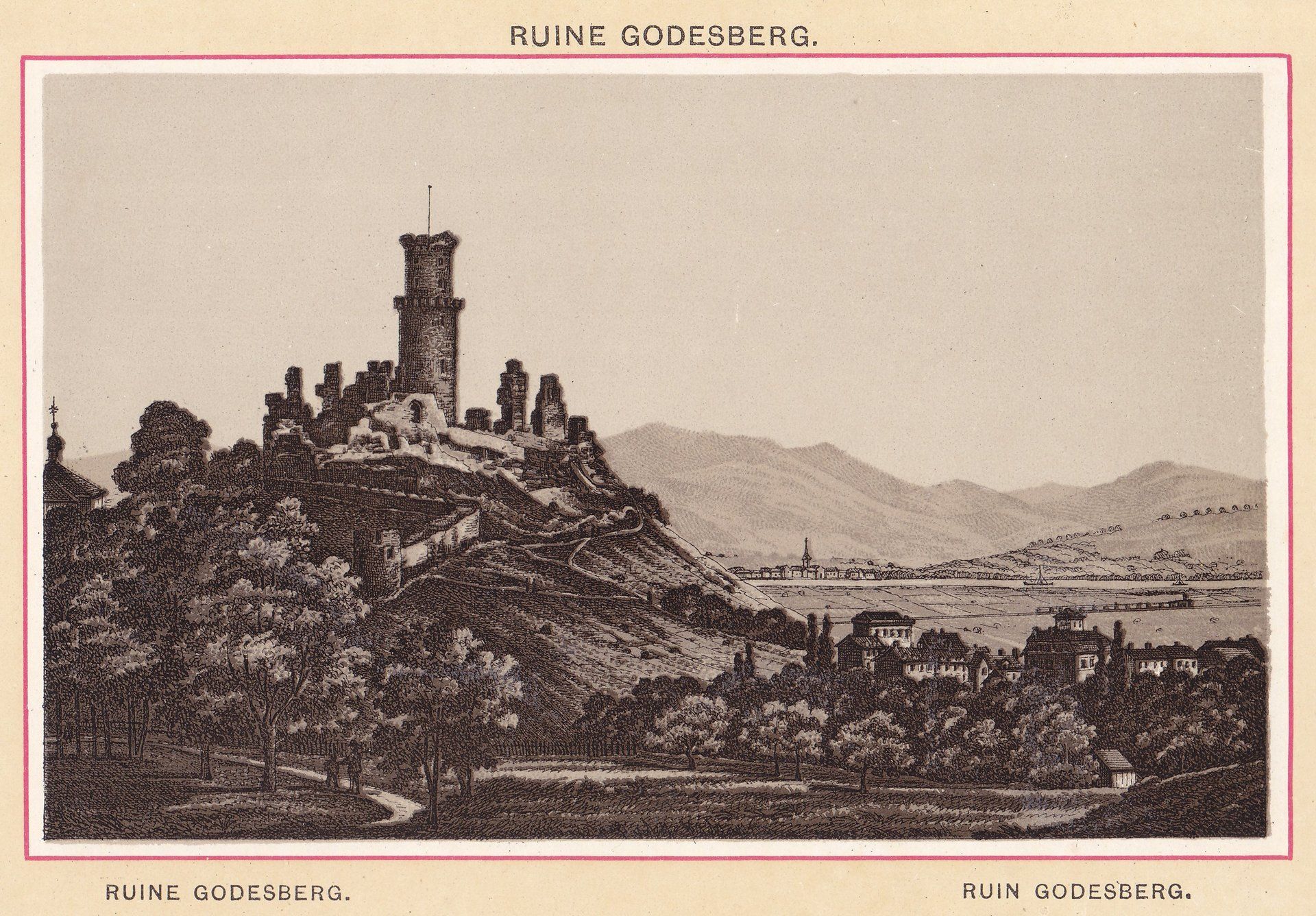 RUINE GODESBERG. RUINE GODESBERG. RUINE GODESBERG.