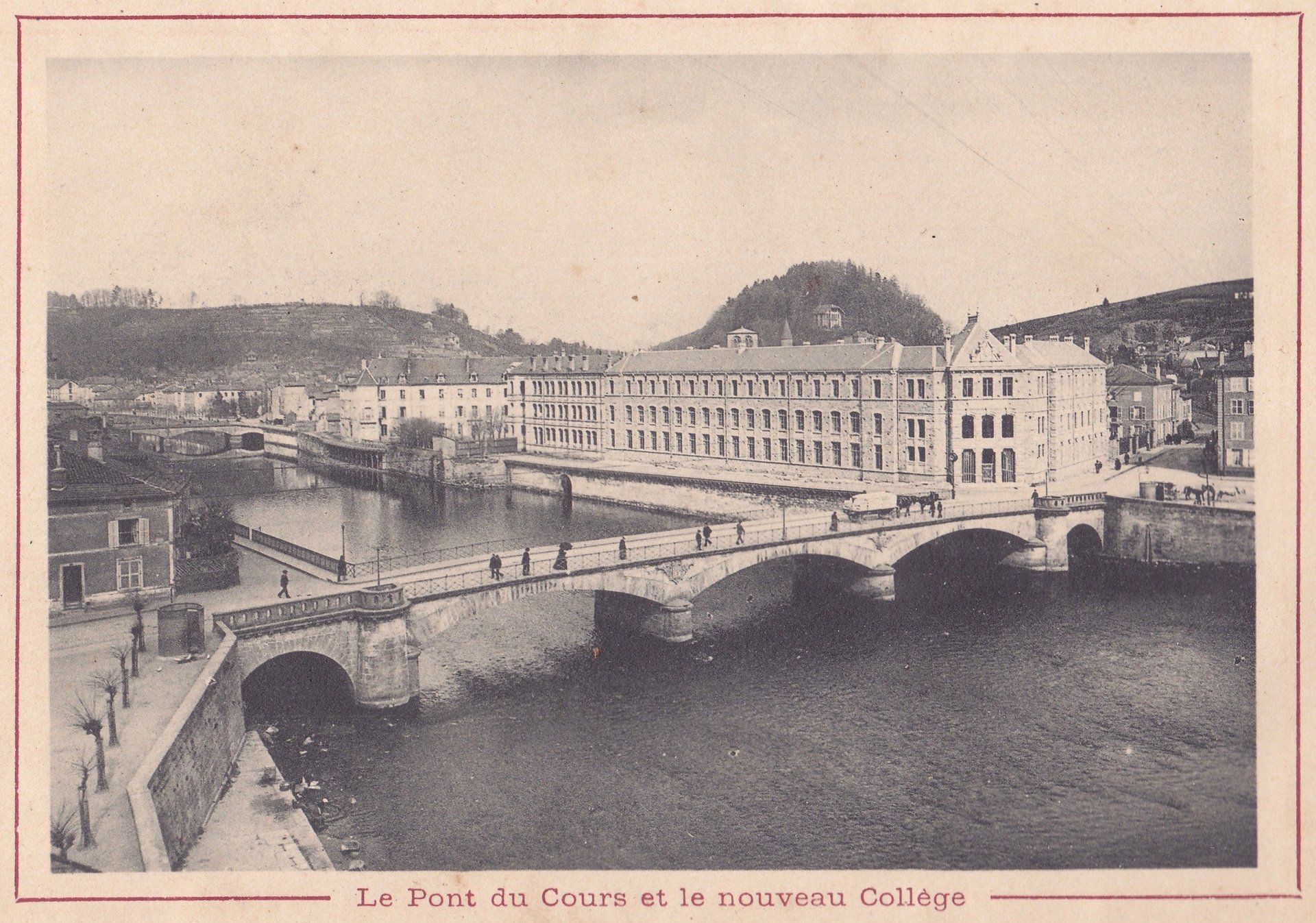 Le Pont du Cours et le nouveau Collège