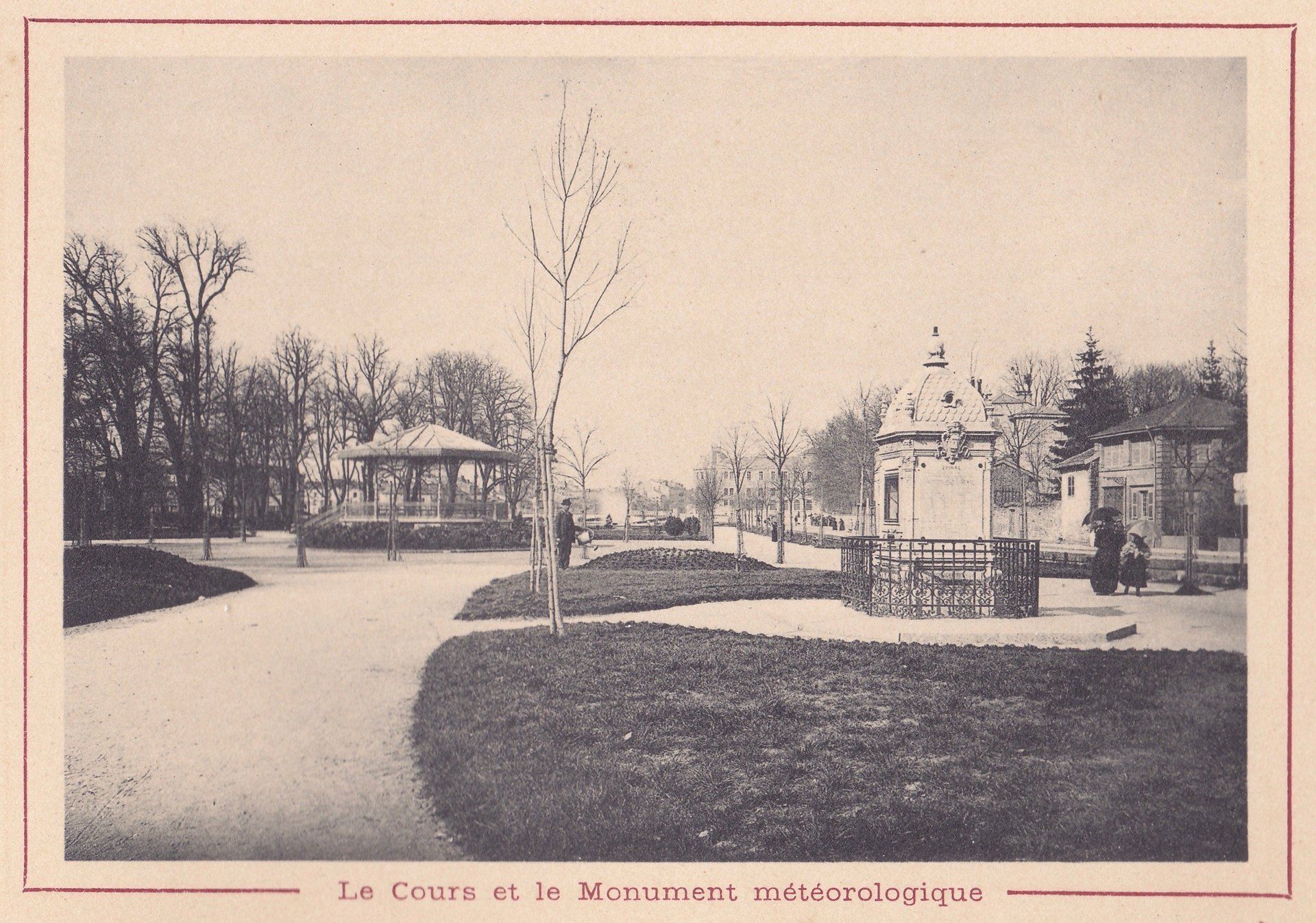 Le Cours et le Monument météorologique