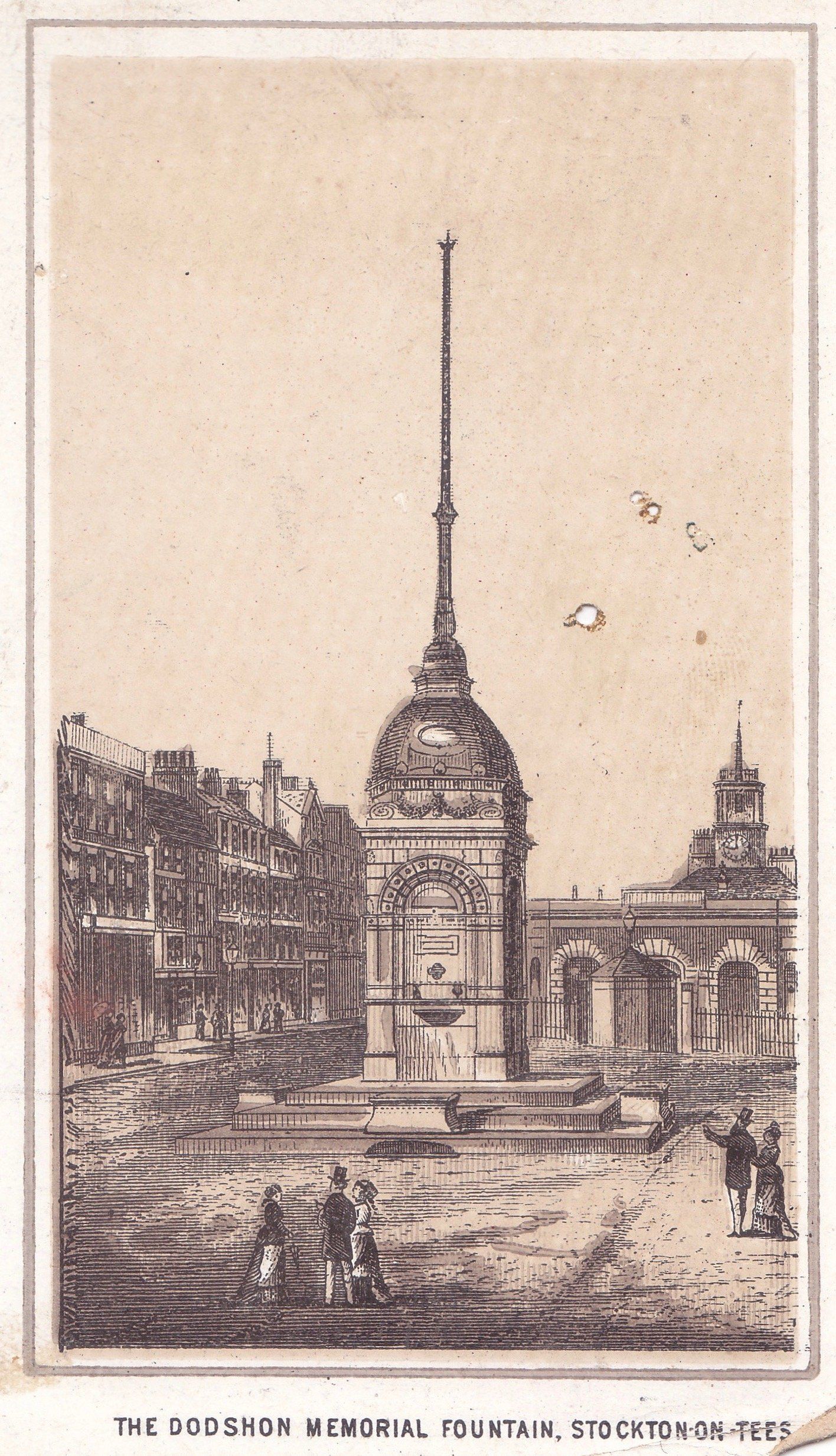 THE DODSHON MEMORIAL FOUNTAIN, STOCKTON-ON-TEES.