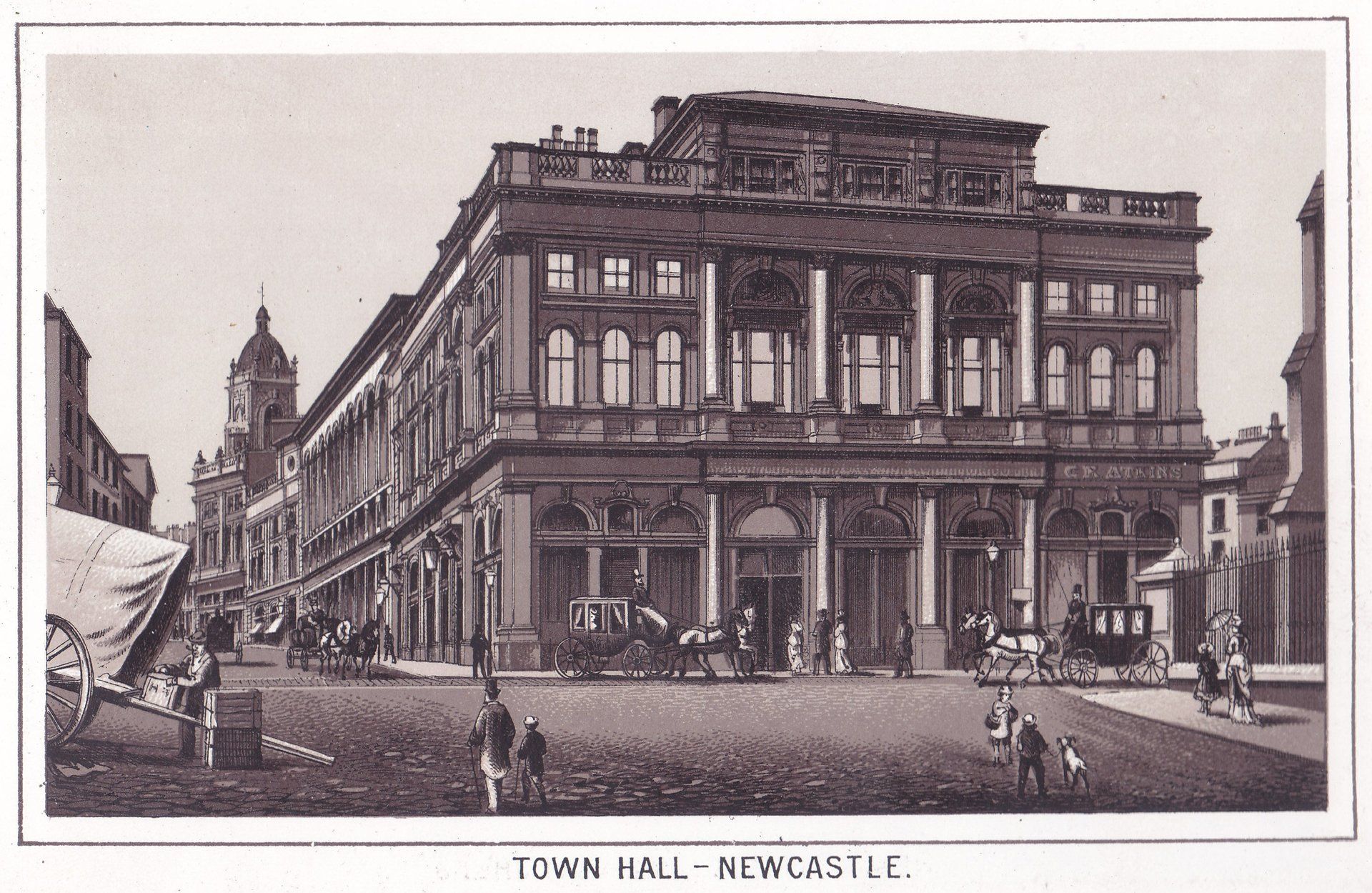 TOWN HALL - NEWCASTLE.