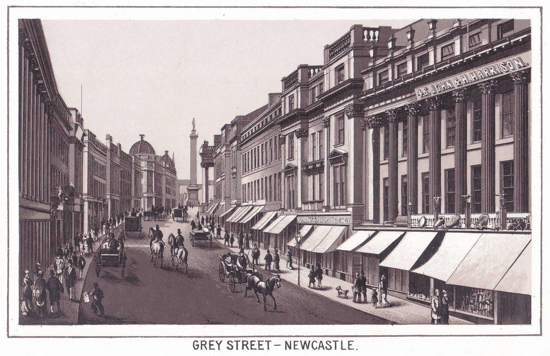 GREY STREET - NEWCASTLE.