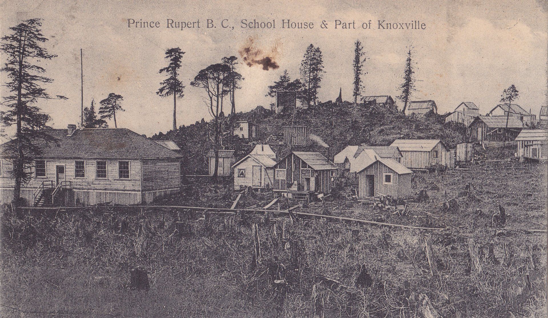 Prince Rupert B.C., School House & Parl of Knoxville
