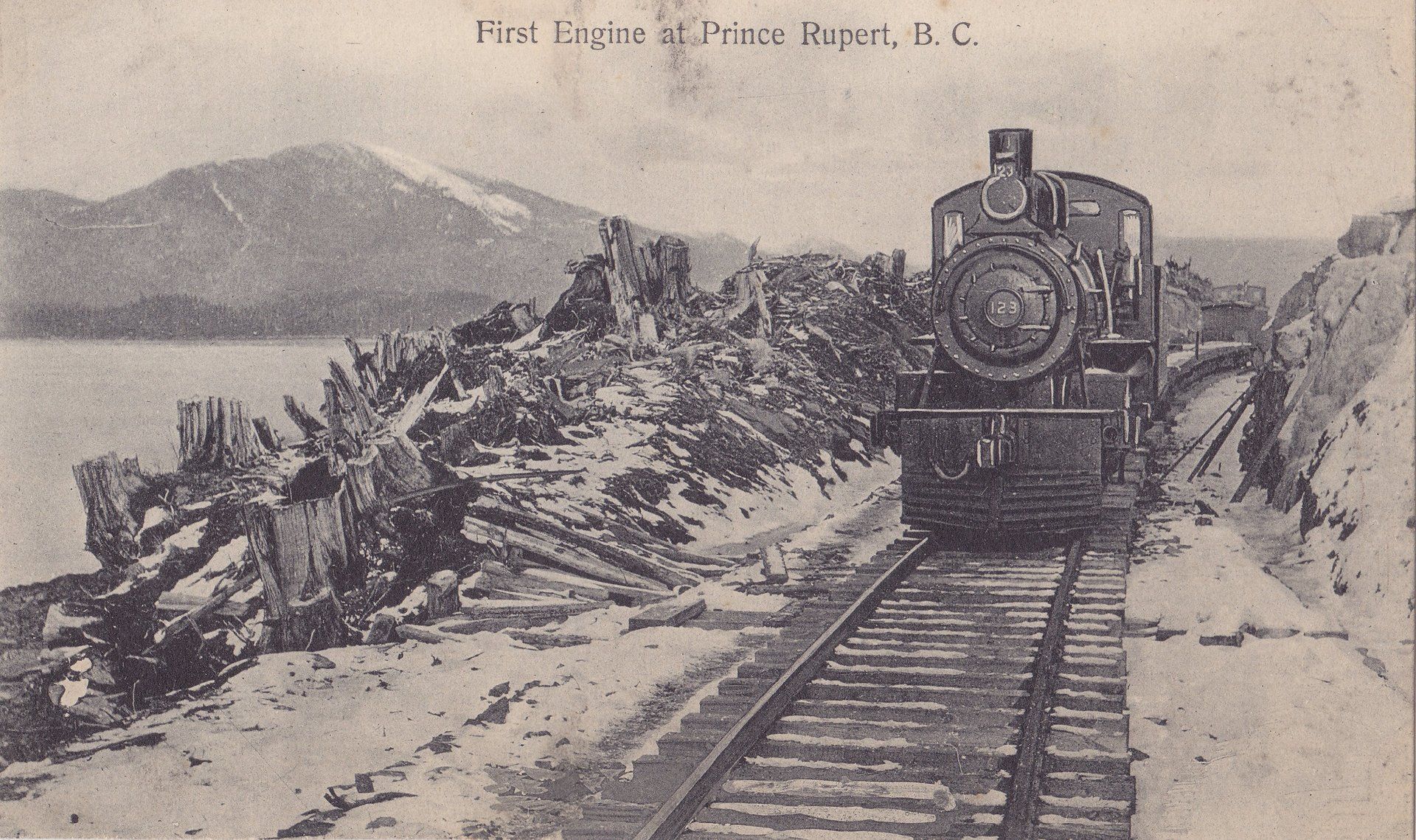 First Engine at Prince Rupert, B.C.