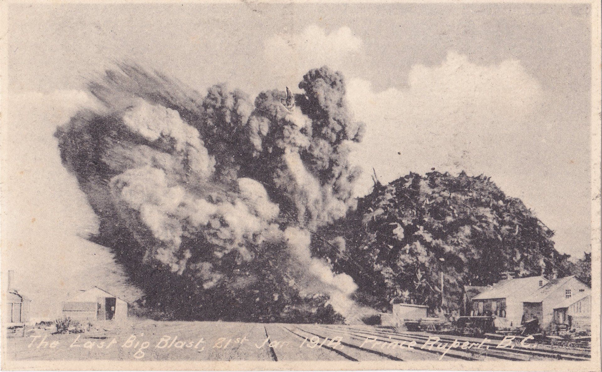 The Last Big Blast, 21st jan 1914, Prince Rupert, B.C.