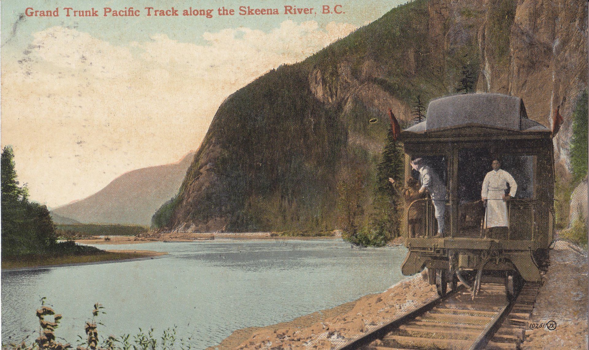 Grand Trunk Pacific Track along the Skeena River, B.C.