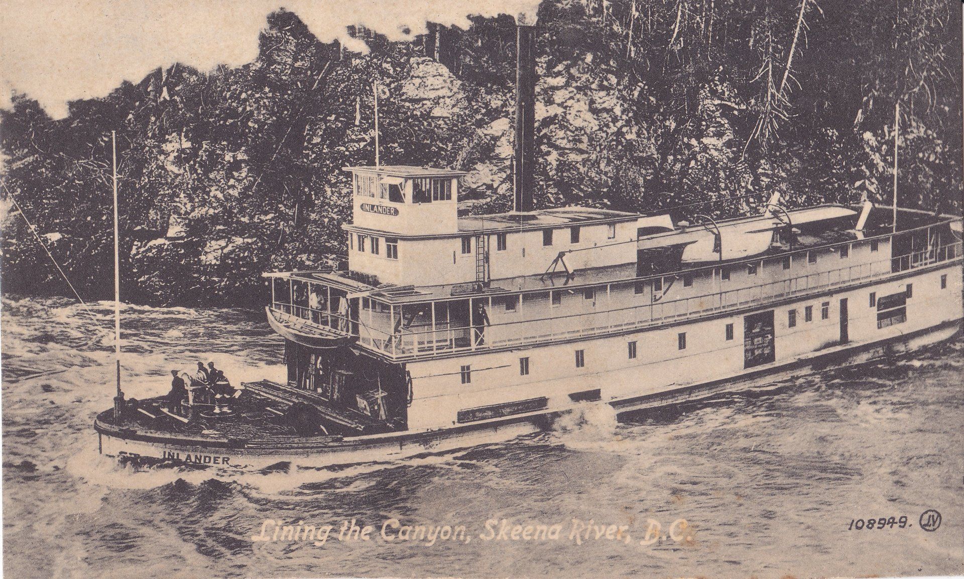 Lining the Canyon, Skeena River, B.C.