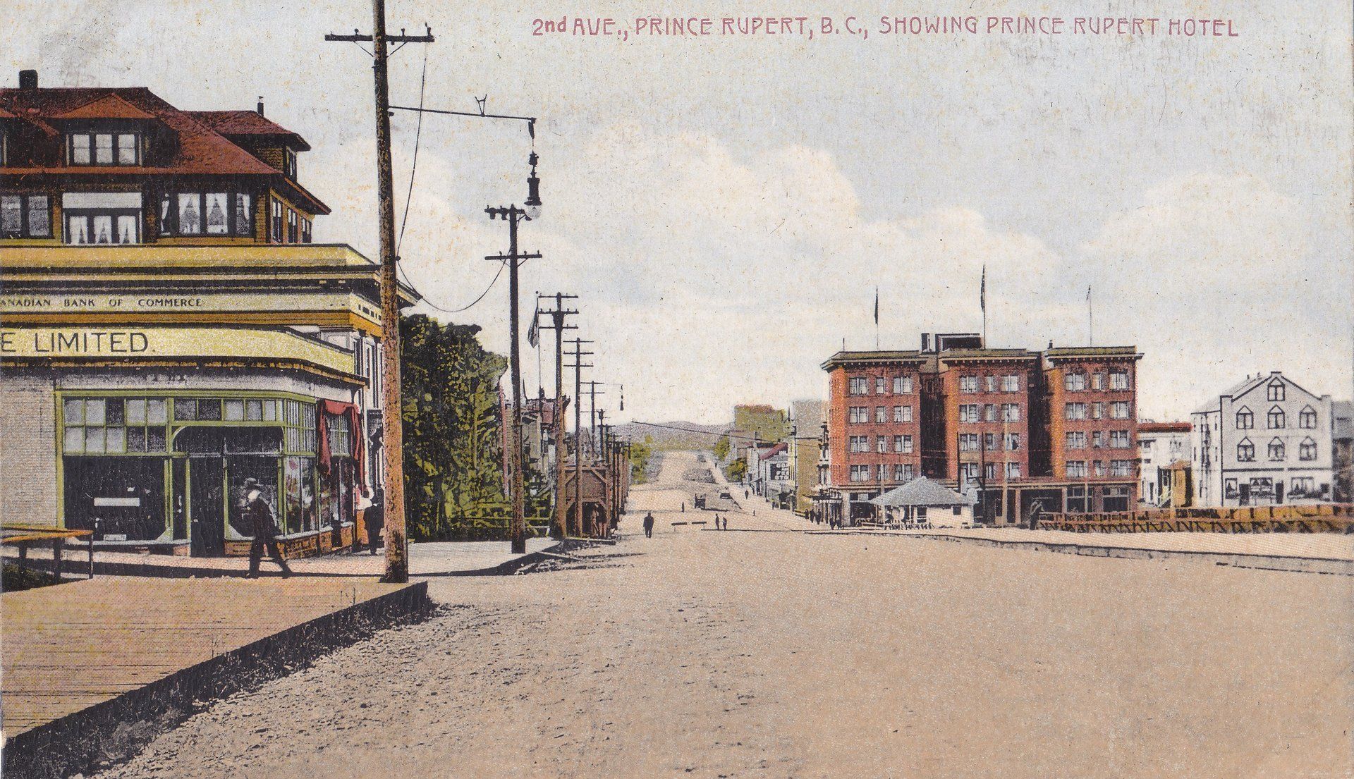 2nd AVE PRINCE RUPERT, B.C., SHOWING PRINCE RUPERT HOTEL