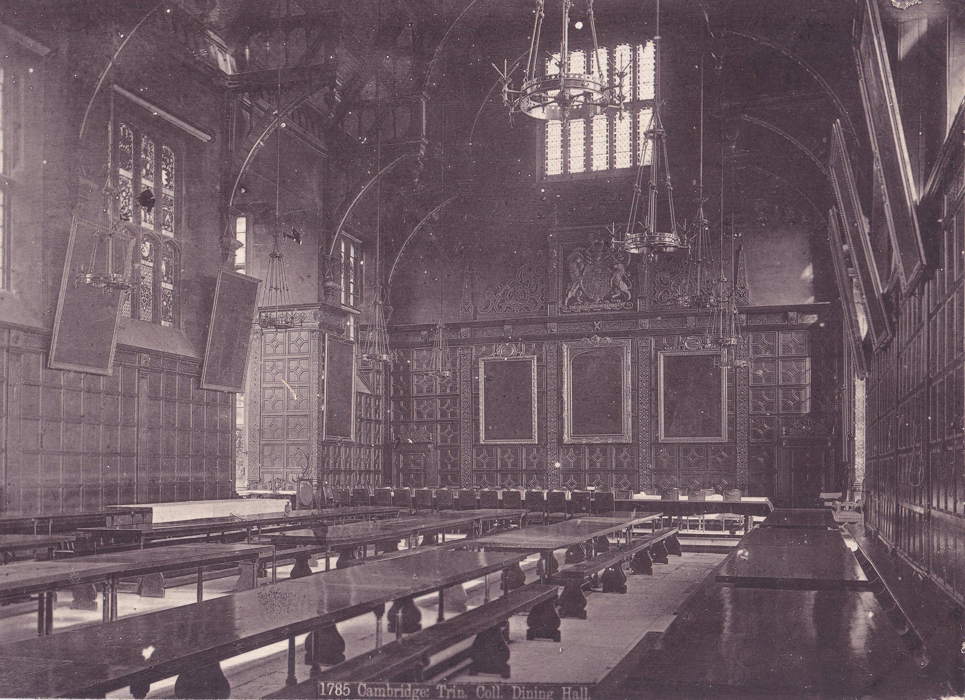1785 Cambridge: Trin. Coll. Dining Hall.