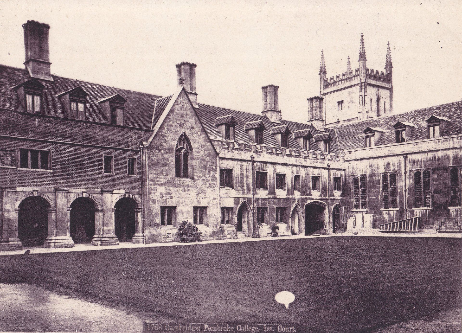 1788 Cambridge: Pembroke College 1st Court.