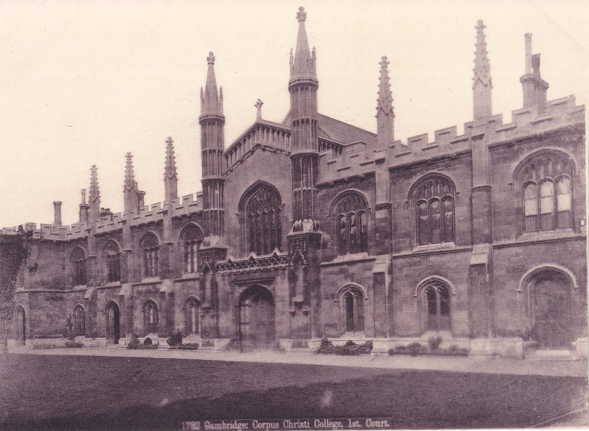 1782 Cambridge: Corpus Christi College, 1st. Court.