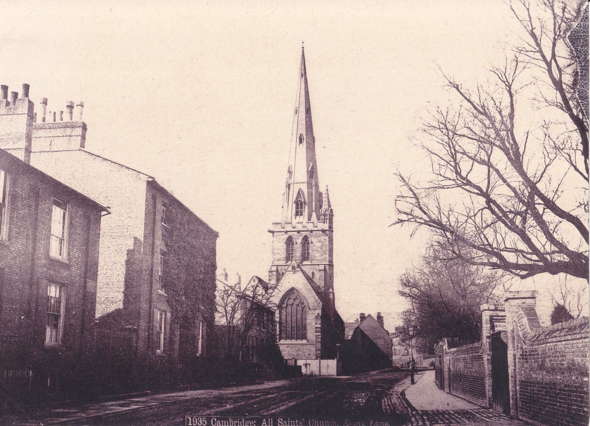 1935 Cambridge: All Saints' Church. Jesus Lane.