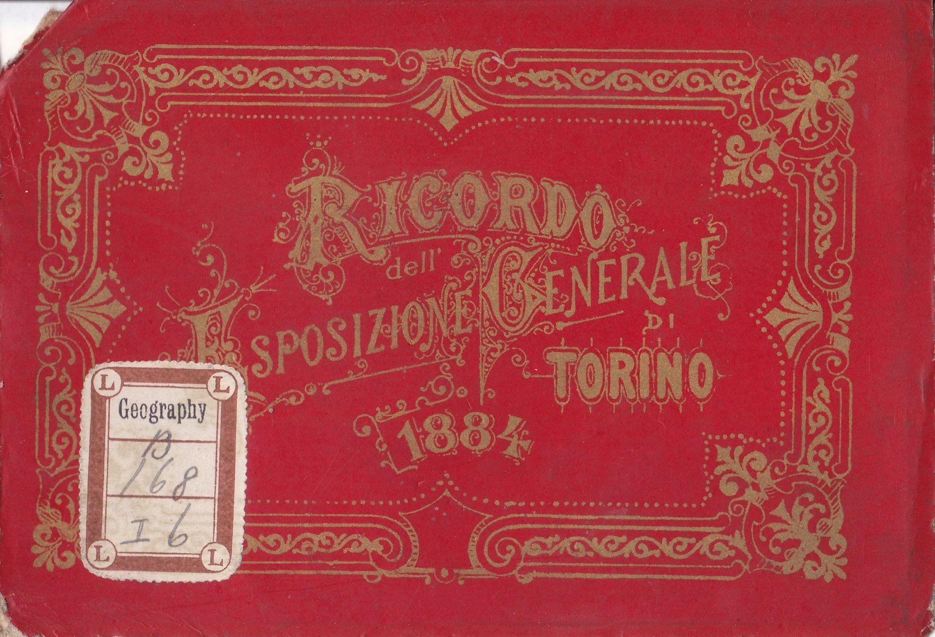 RICORDO dell ESPOSIZIONE GENERALE DI TORINO 1884