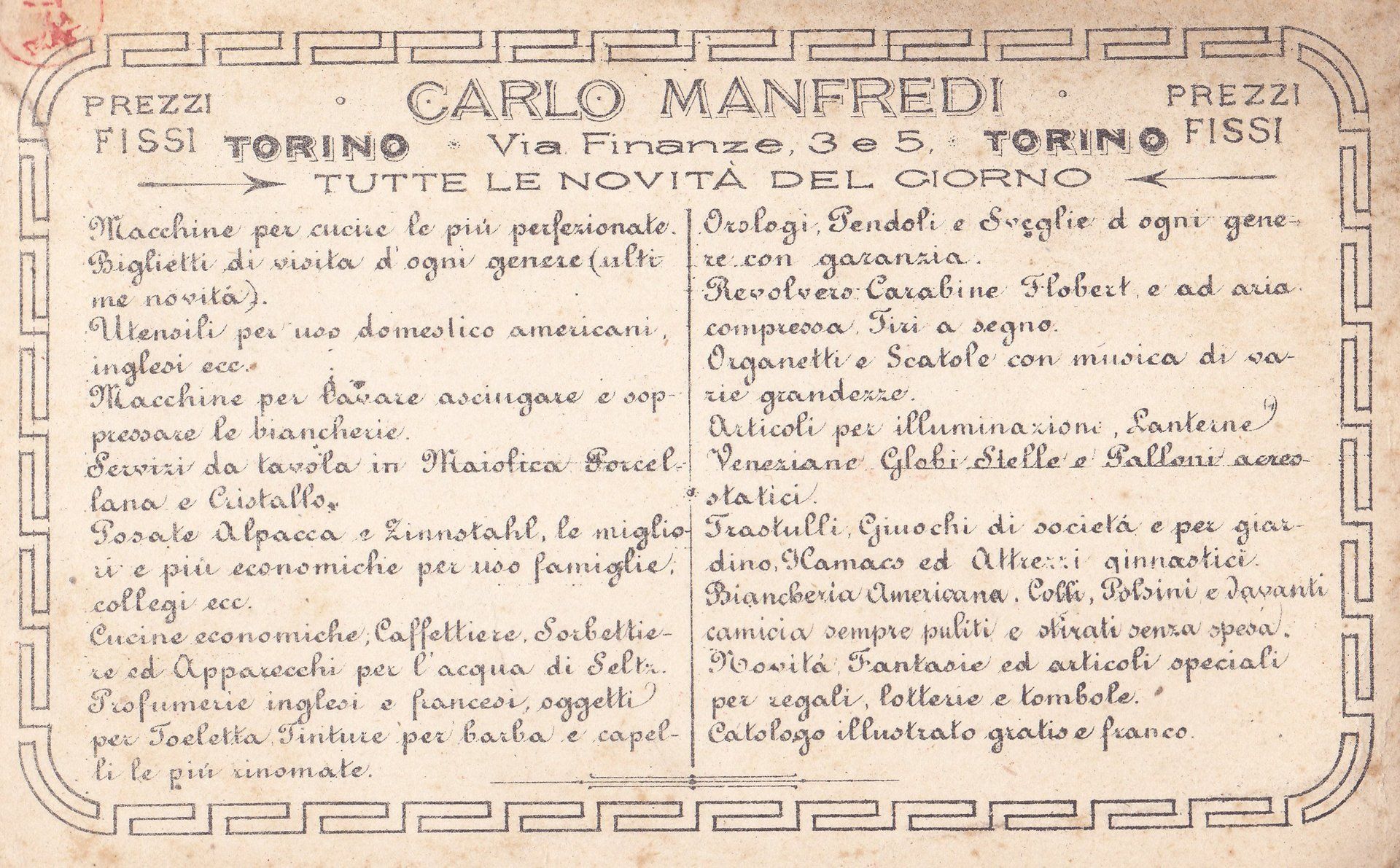 CARLO MANGREDI