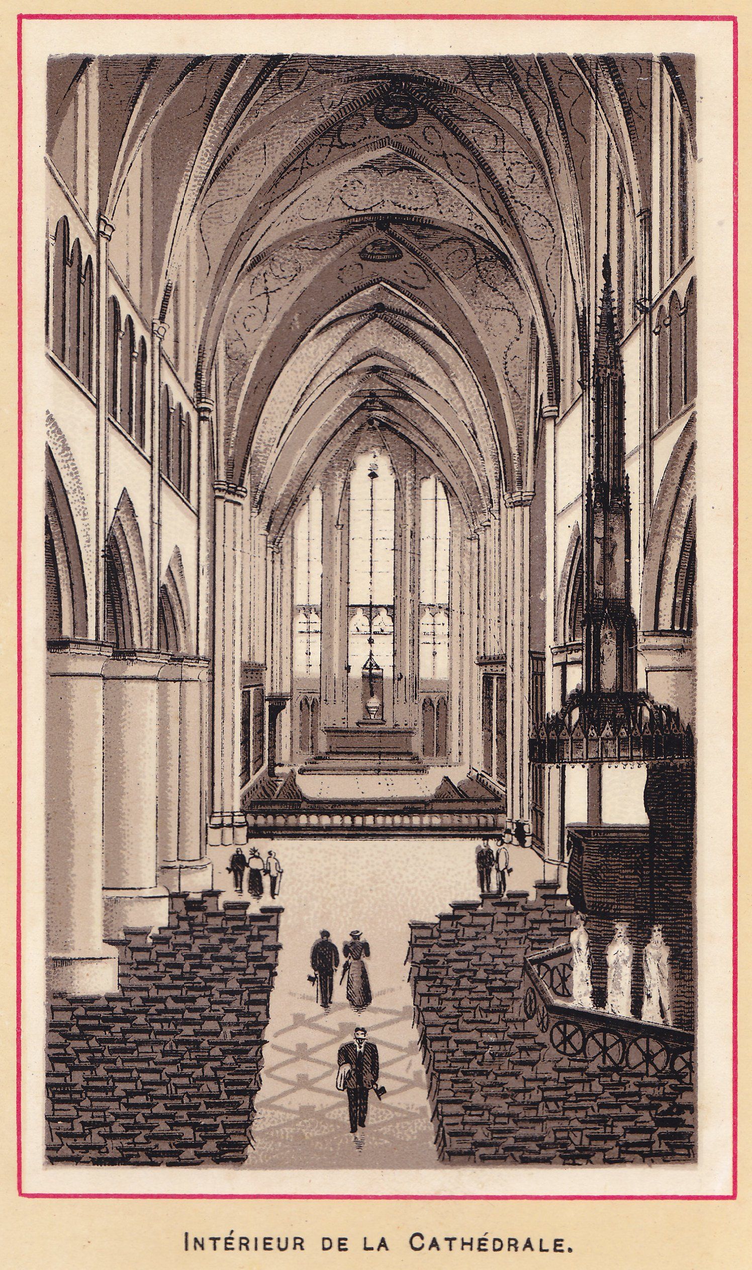 INTÉRIEUR DE LA CATHÉDRALE.