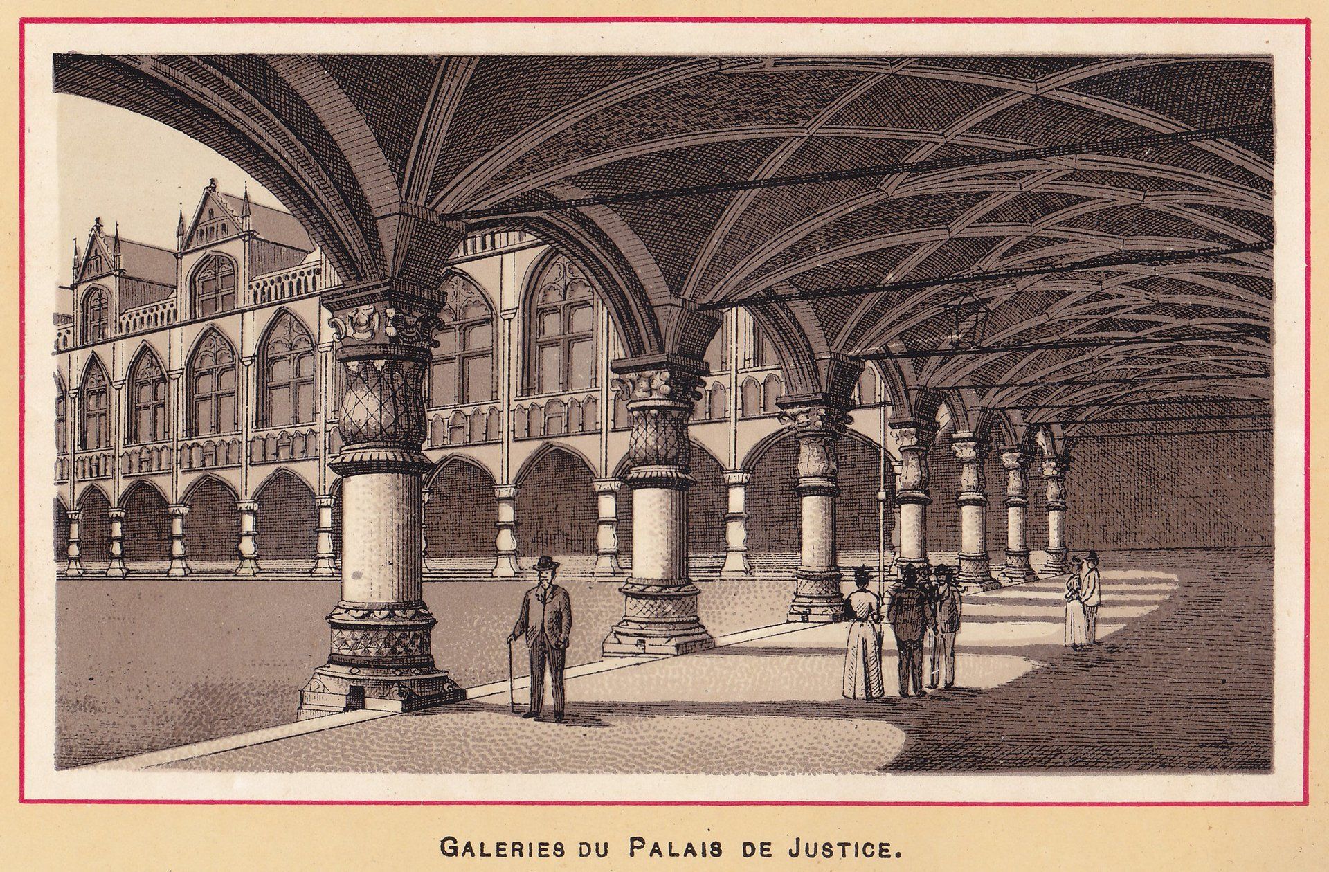 GALERIES DU PALAIS DE JUSTICE.