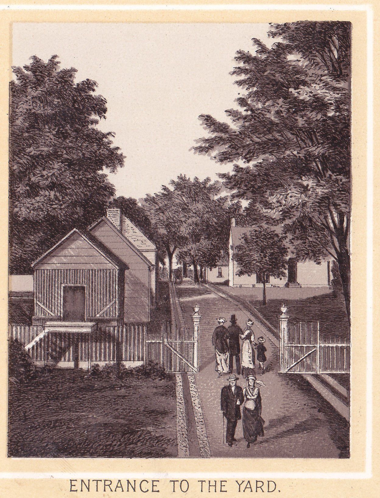 ENTRANCE TO THE YARD.