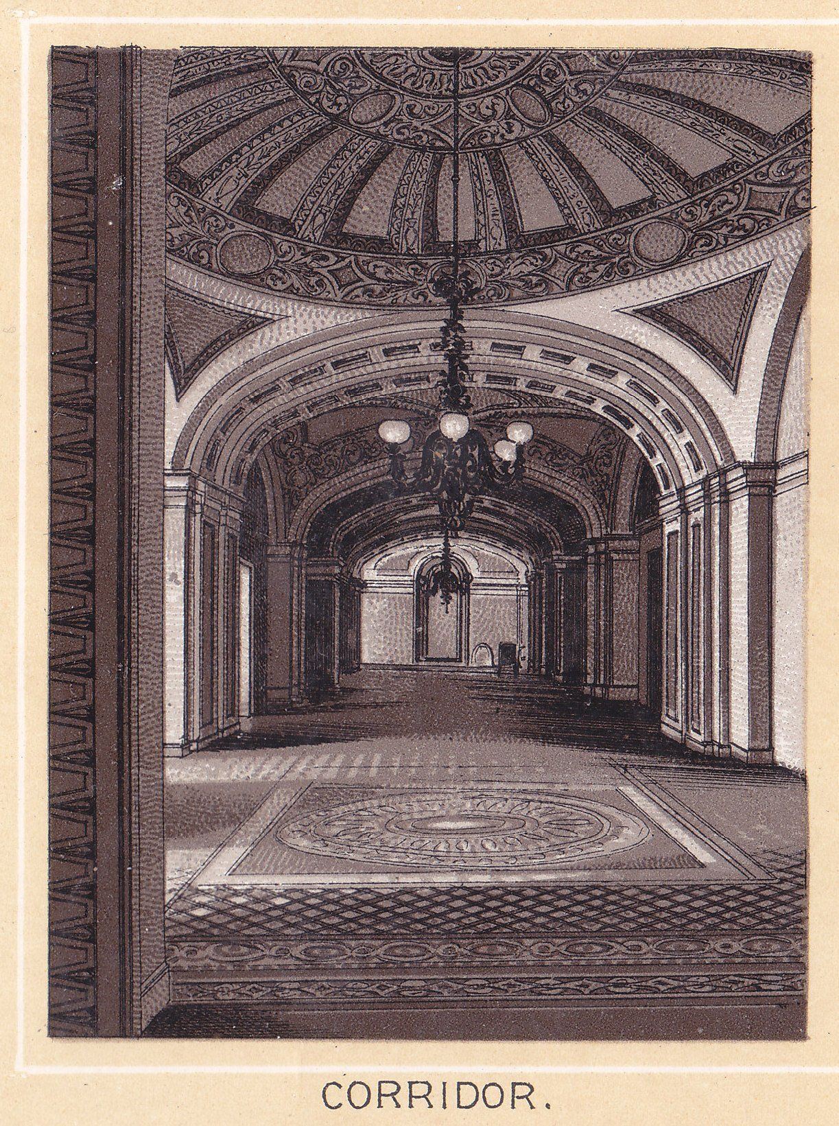 CORRIDOR OF THE HOUSE OF REPRESENTATIVES.