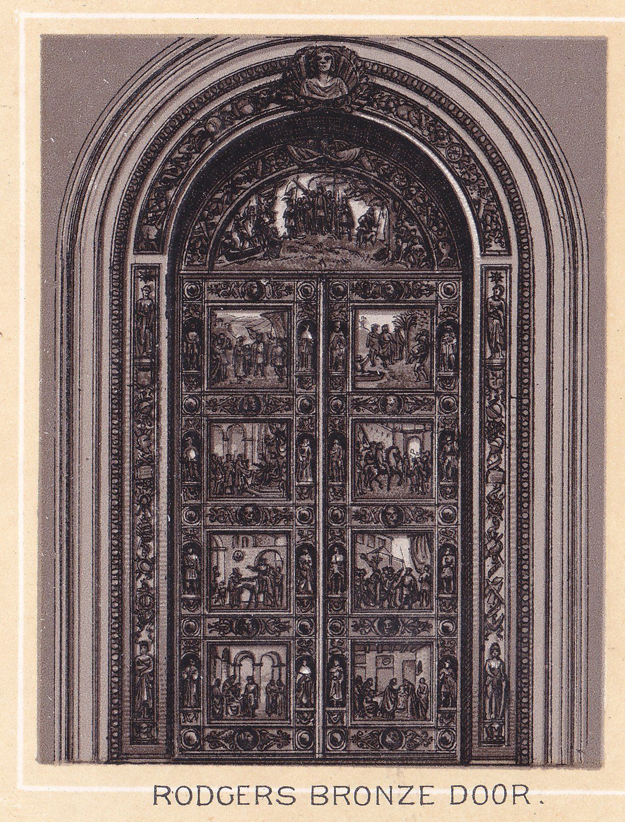 RODGERS BRONZE DOOR.