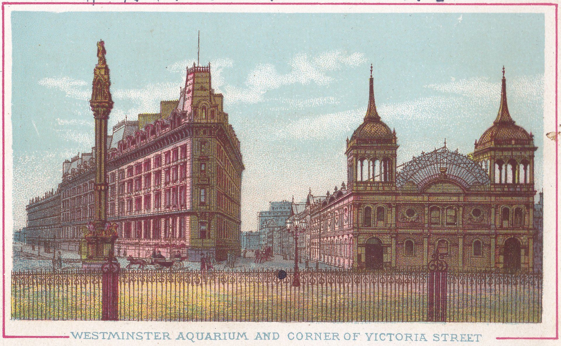 WESTMINSTER AQUARIUM AND CORNER OF VICTORIA STREET