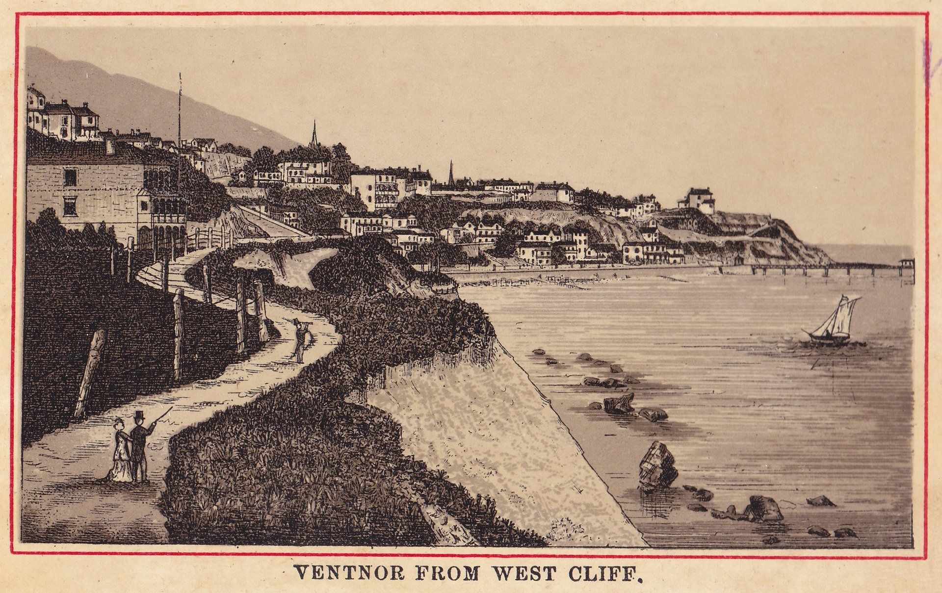 VENTNOR FROM WEST CLIFF.