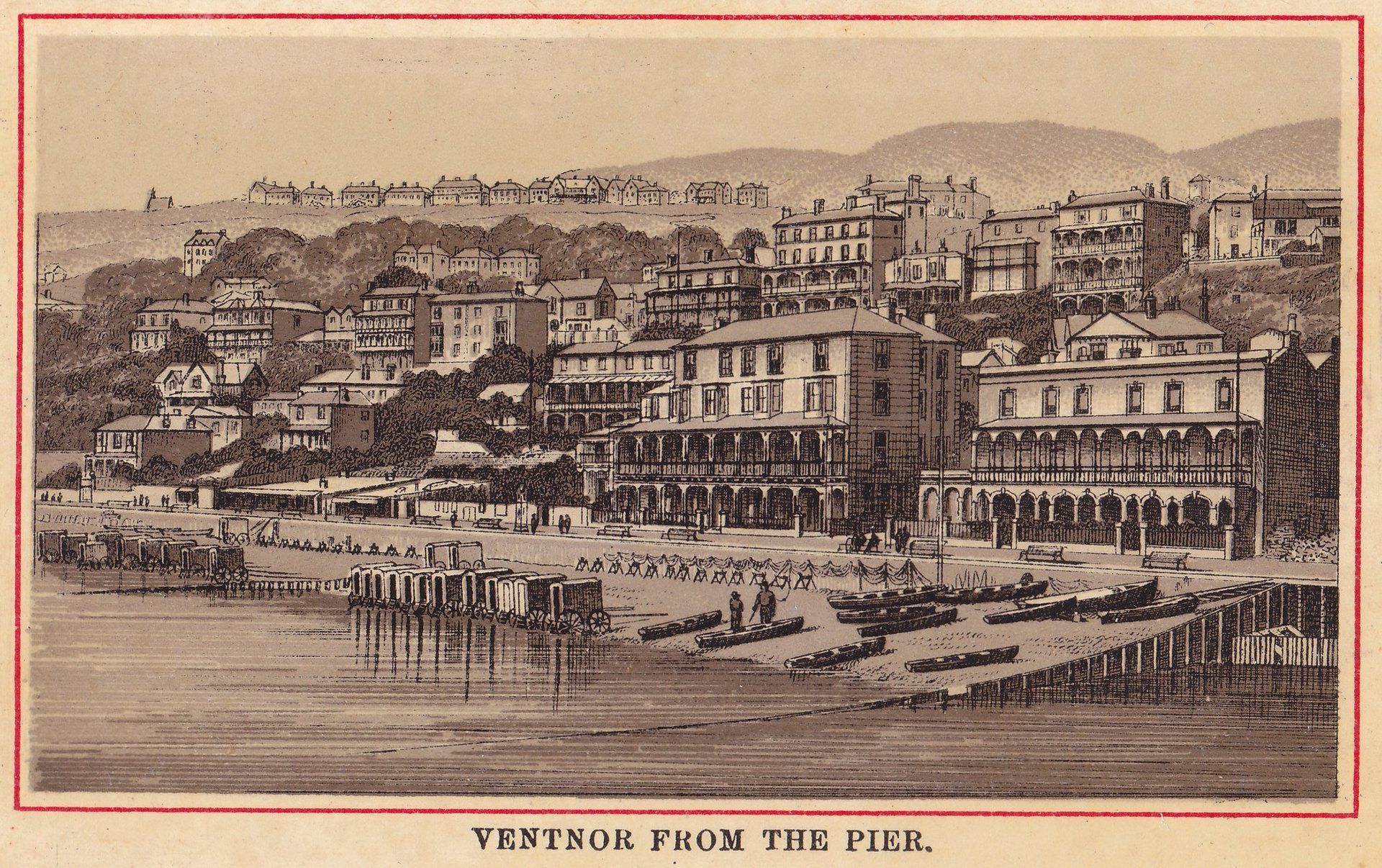 VENTNOR FROM THE PIER.