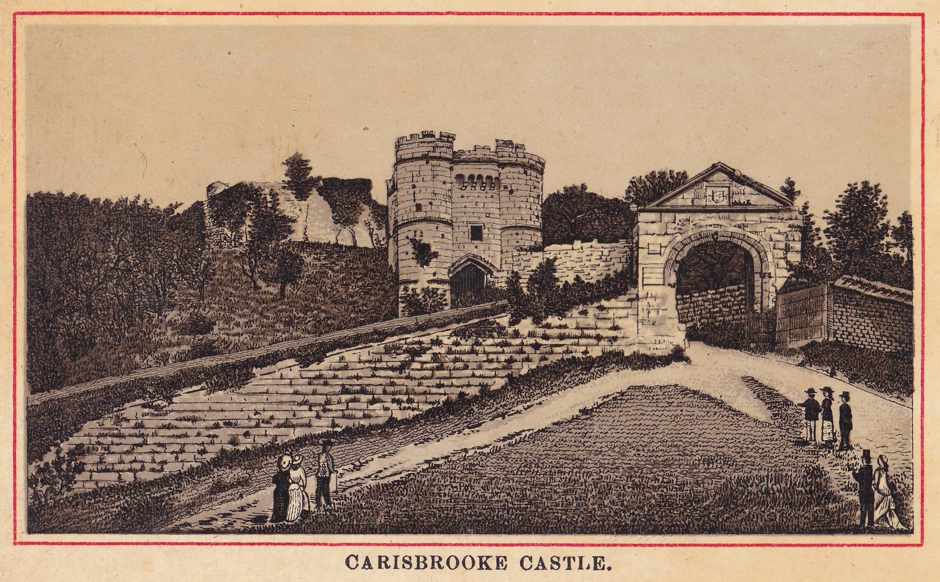 CARISBROOKE CASTLE.