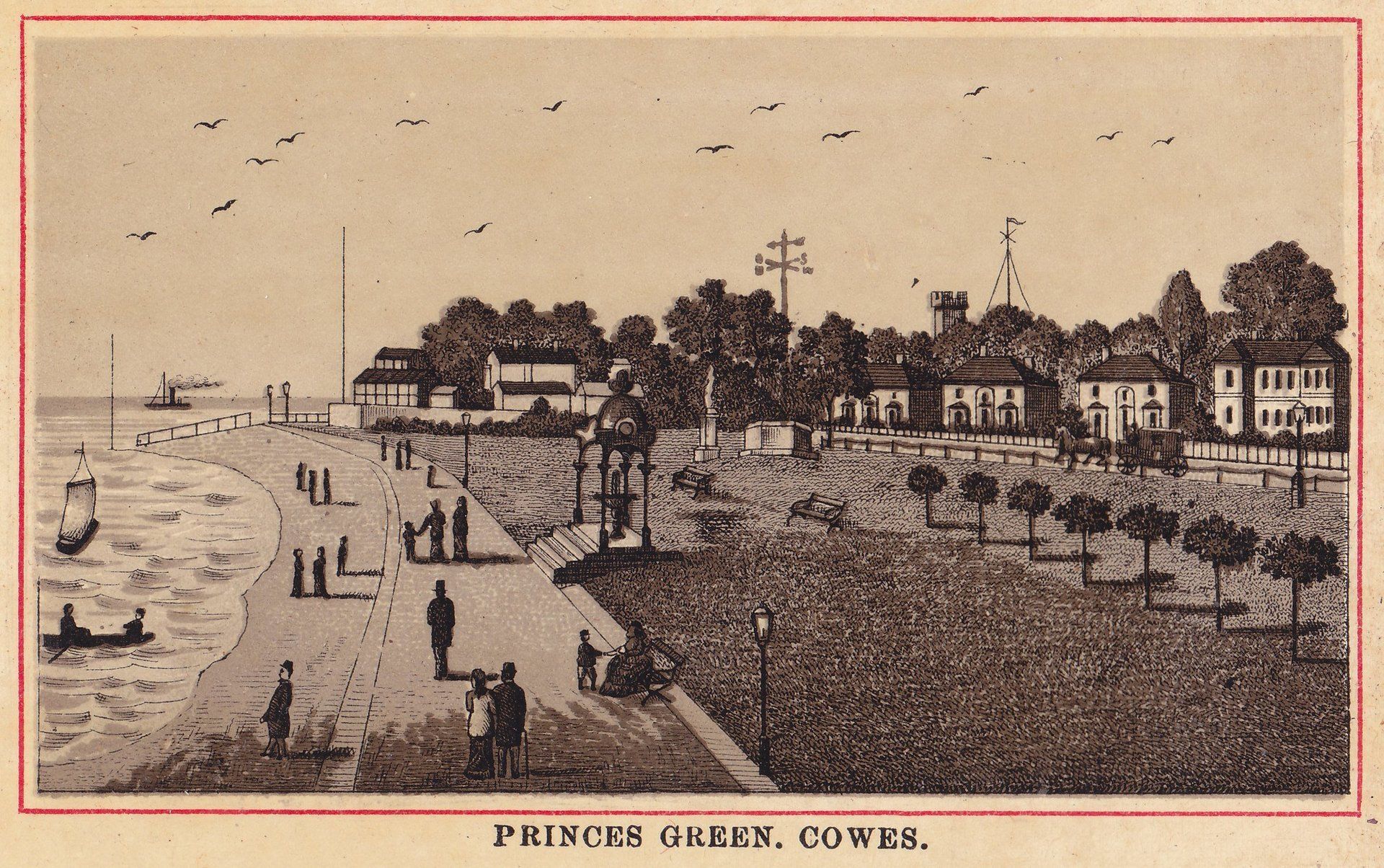 PRINCES GREEN. COWES.