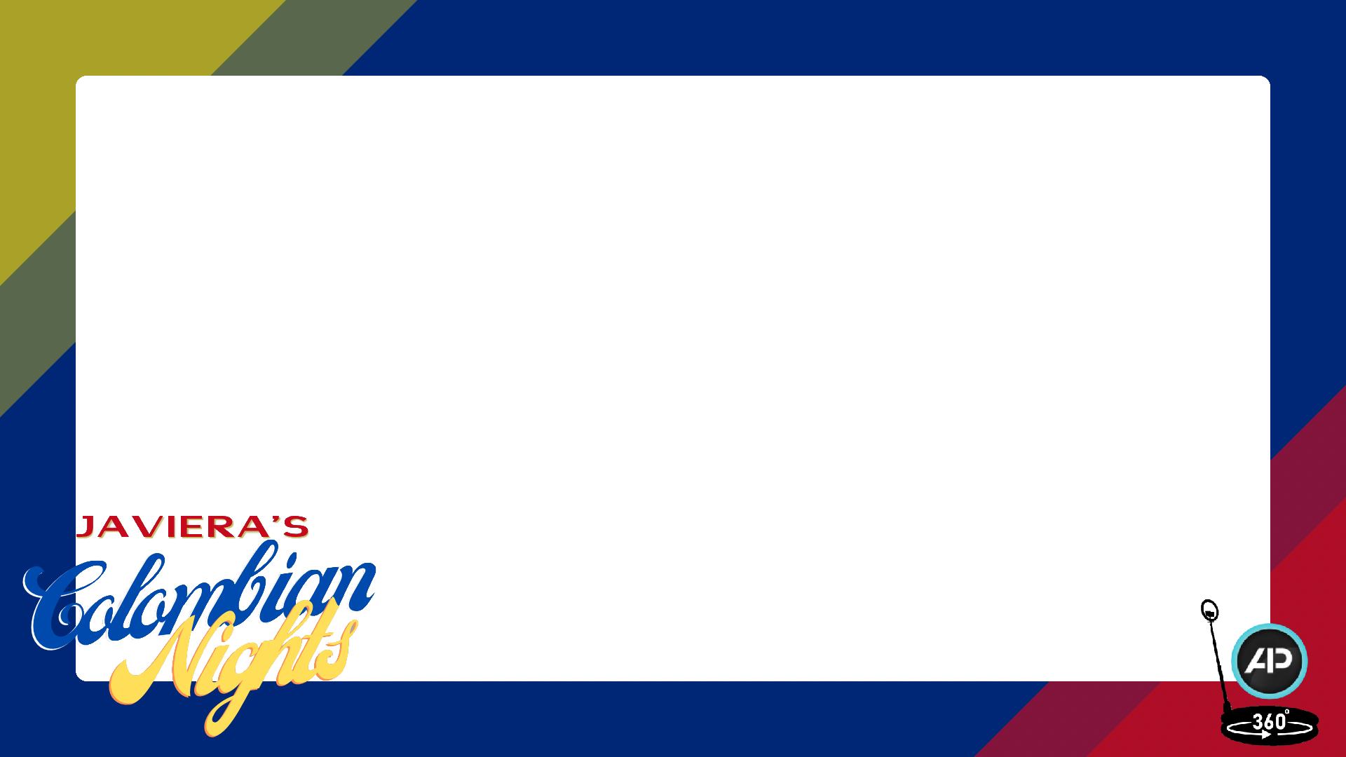 Javiera's Colombian Nights 360 Border Design — Queens, NY — AIP Event Group