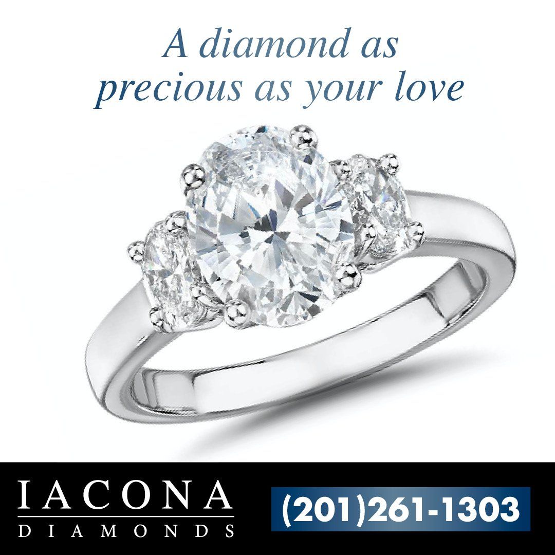 A diamond ring that says a diamond as precious as your love