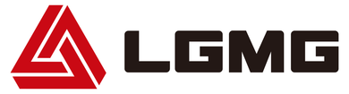 Logo of LGMG, with a red triangle symbol and the letters LGMG in dark gray.
