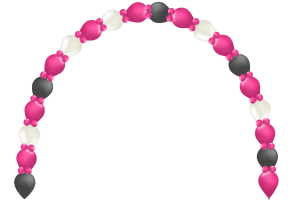 Bow Tie Link Arch - Decoration