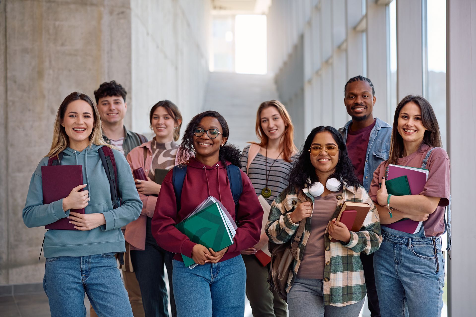 group of university students that need loans