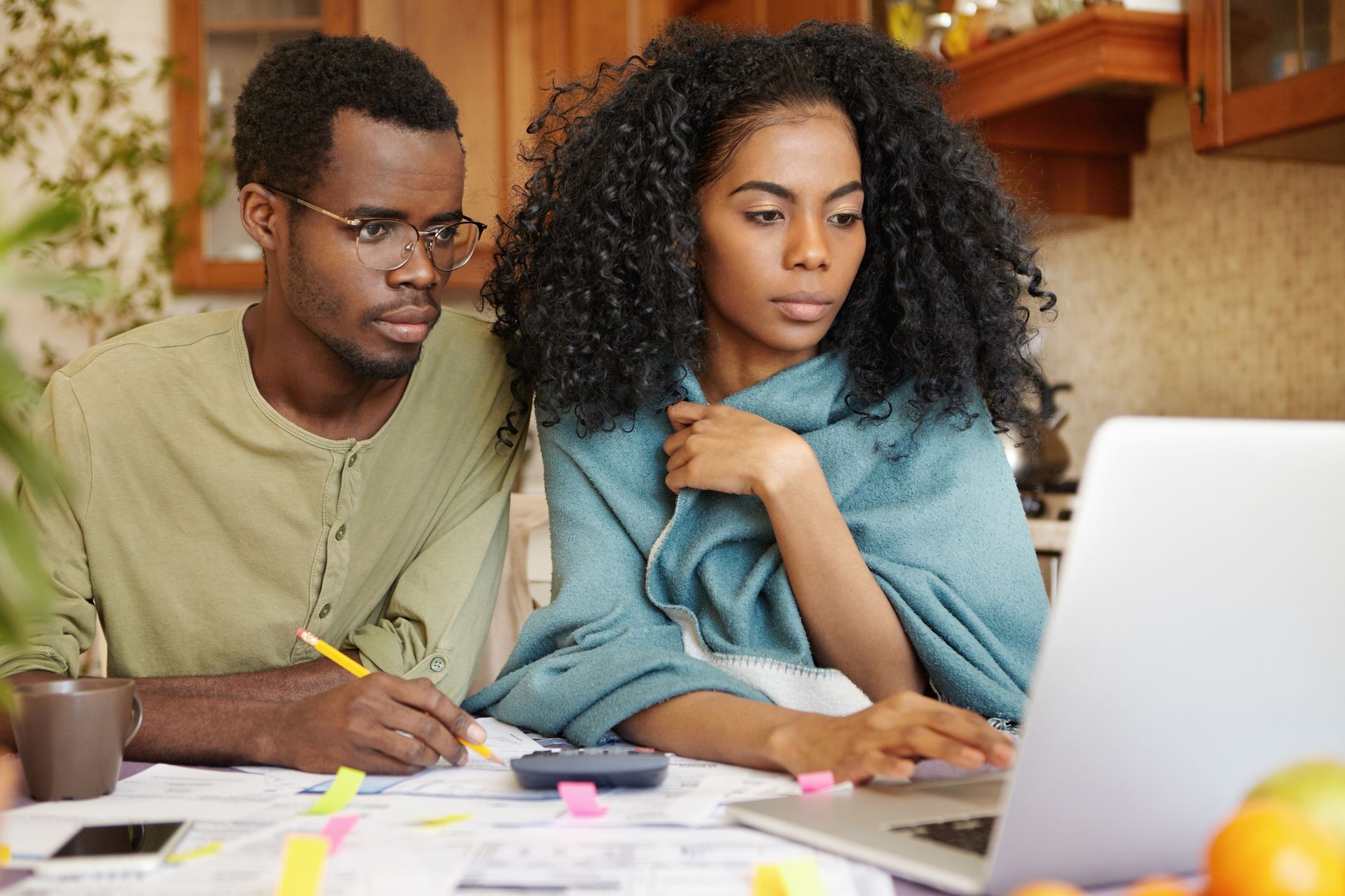 woman making a plan for debt relief 